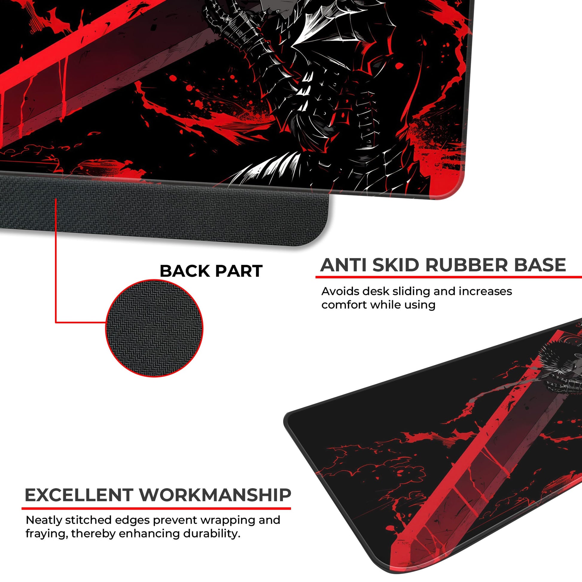 Berserk - Guts - E-XL Mousepad image 2