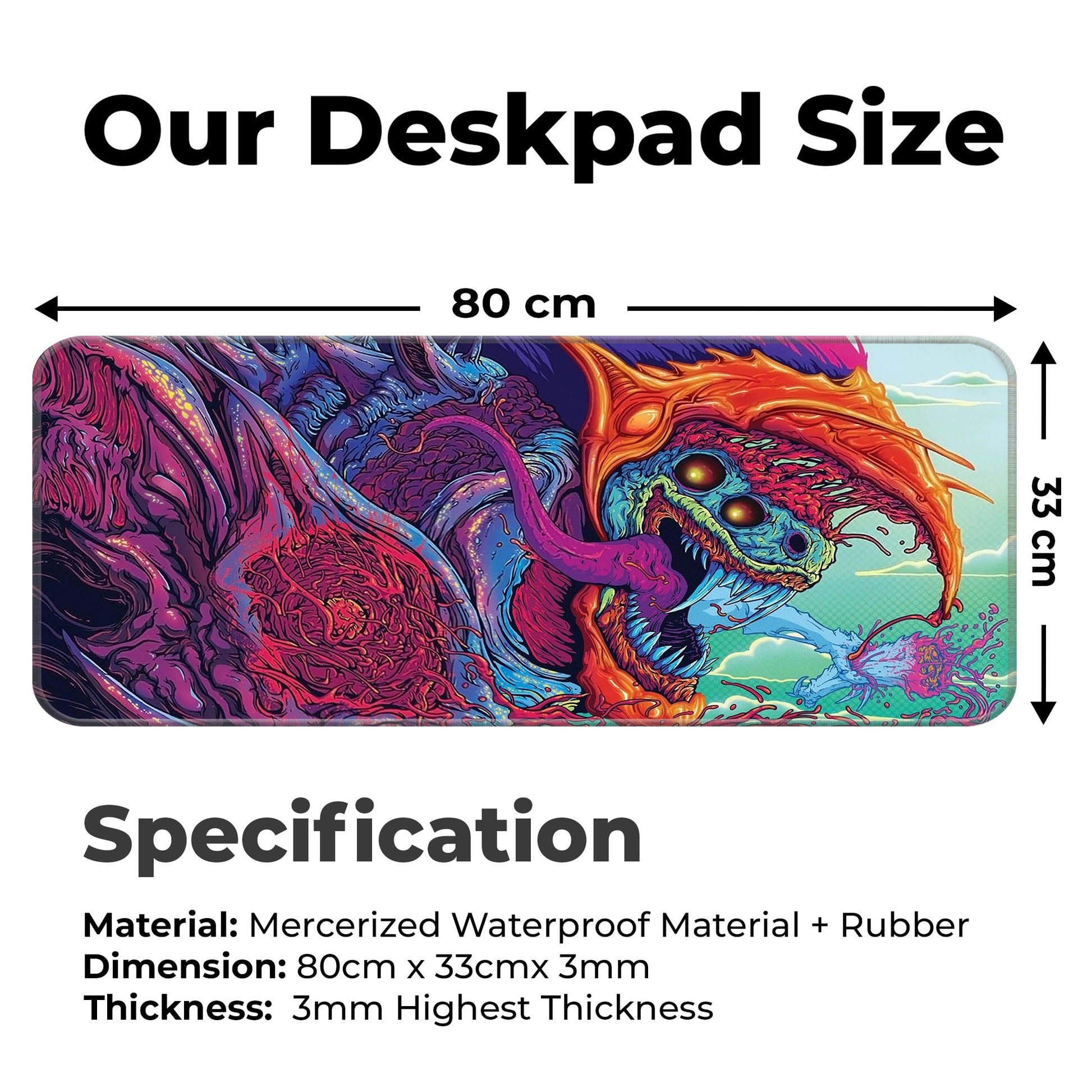 Hyperbeast - I -  E-XL Mousepad image 1