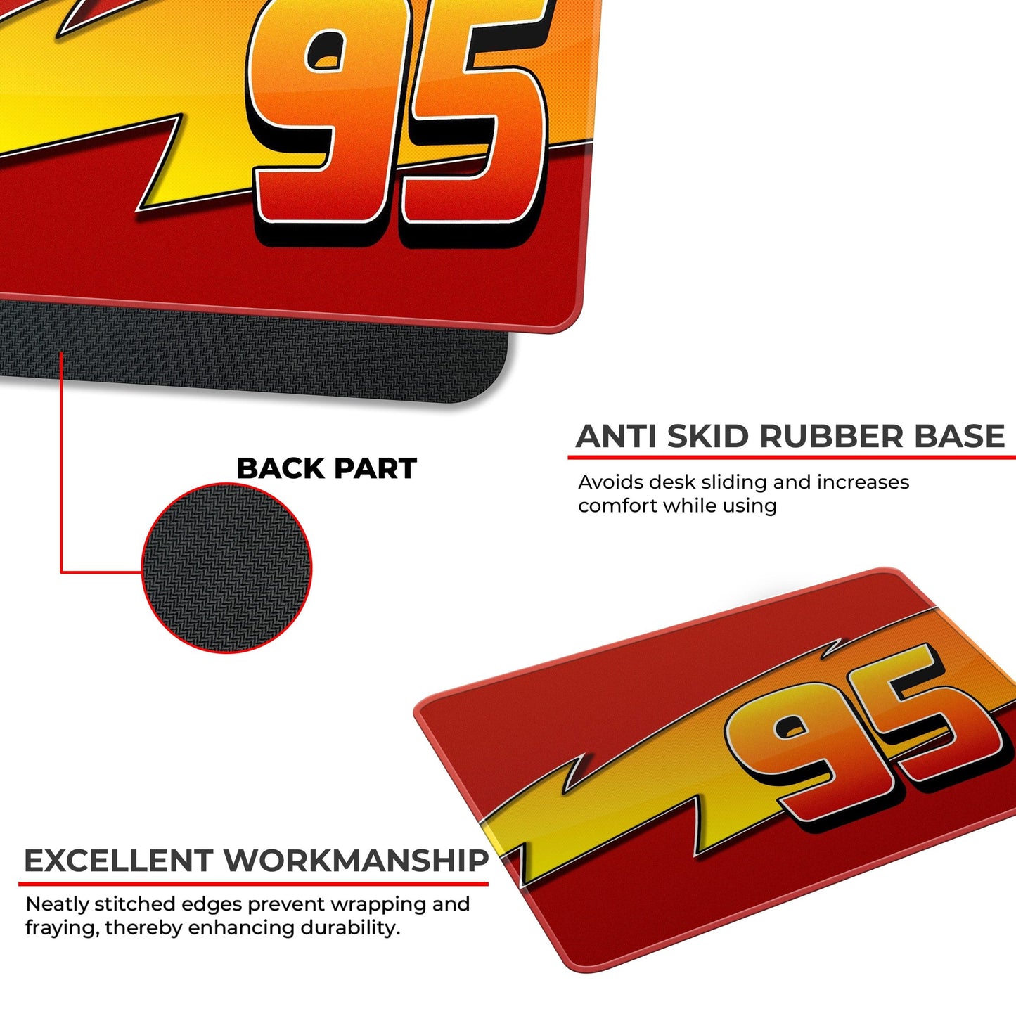 Lightning McQueen - S Size Mousepad image 3