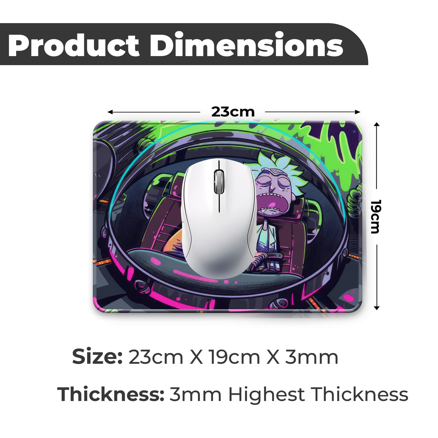 Rick and Morty - S Size Mousepad image 1