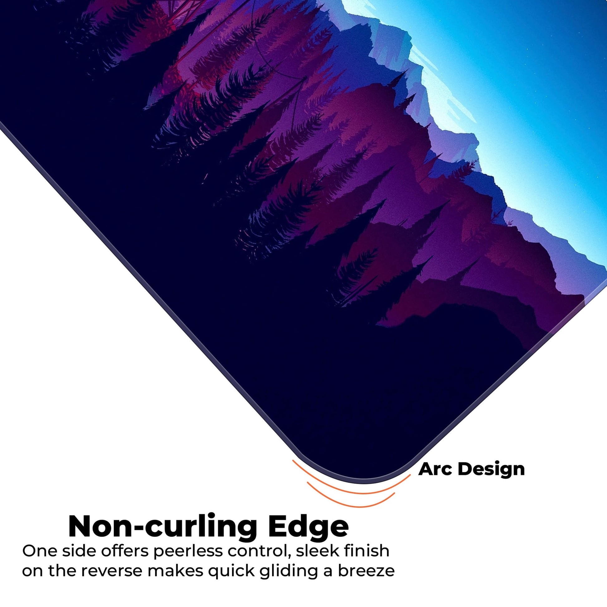 Mountains Abstract - E-XL Mousepad image 4