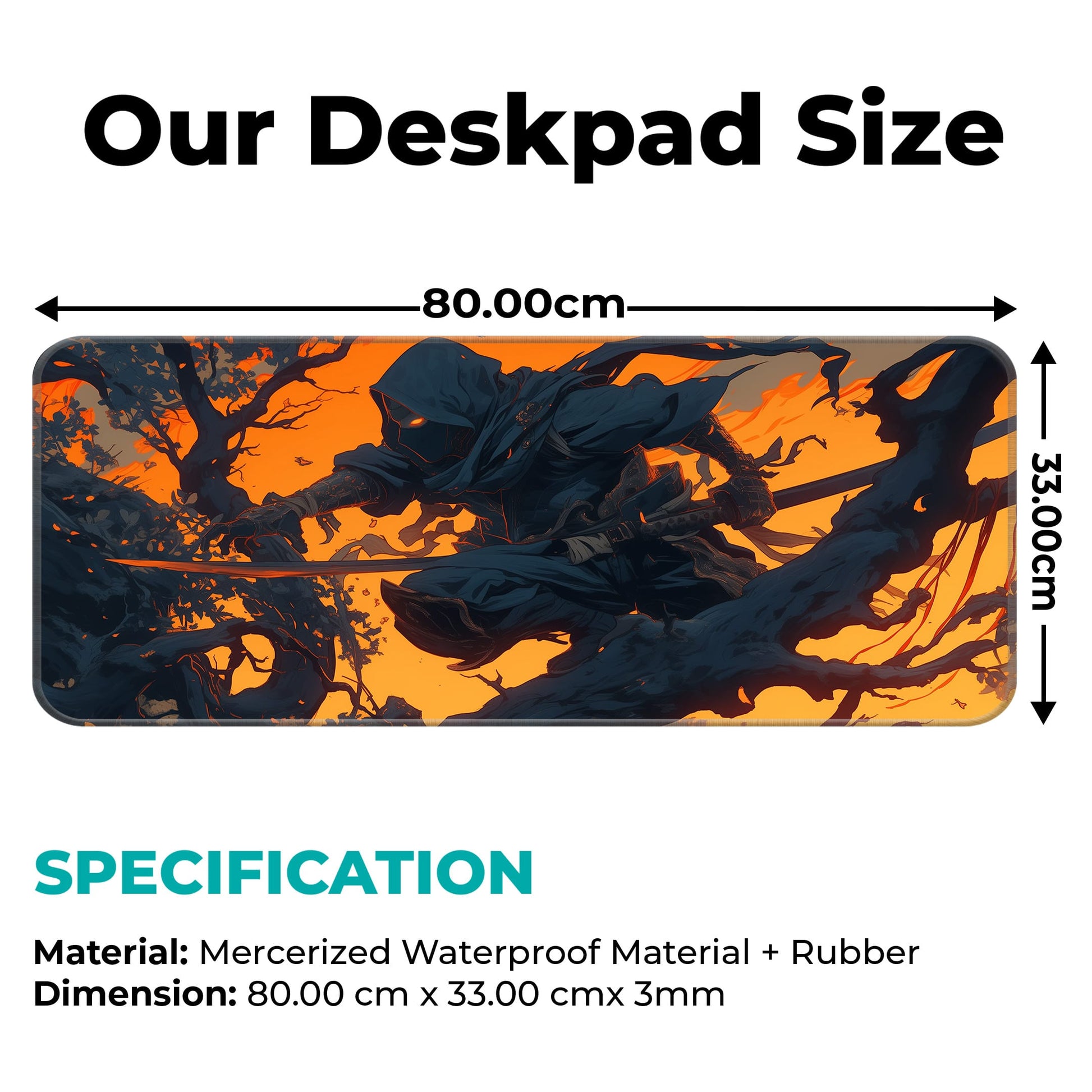 Ninja Abstract - E-XL Mousepad image 1