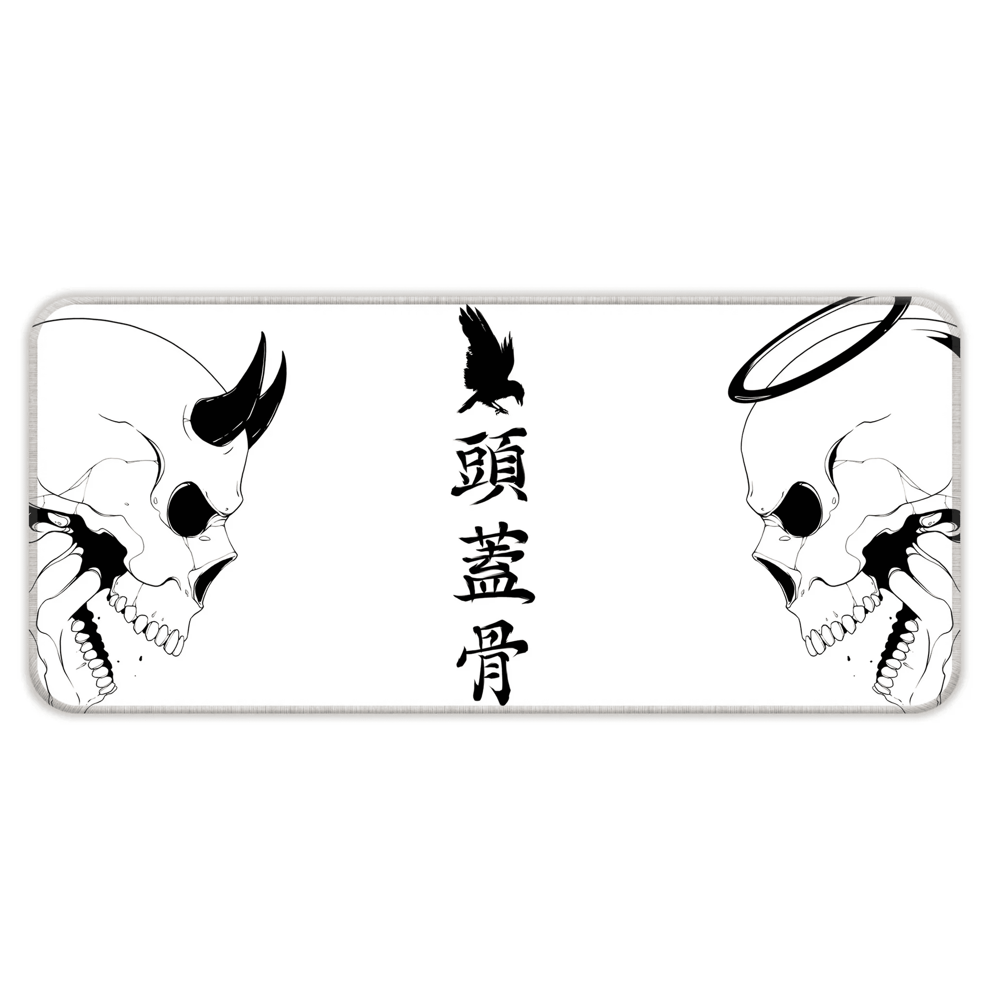 Devil or Angel - White - E-XL Mousepad image 0