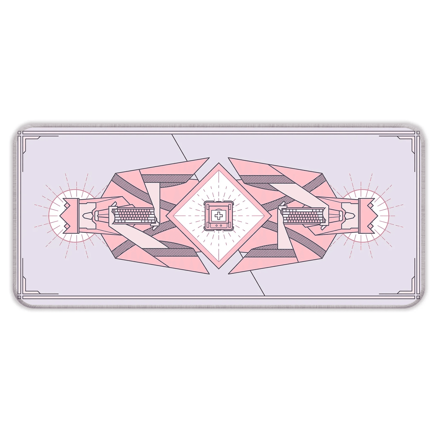 Minimal Keycap - Lavender - E-XL Mousepad image 0