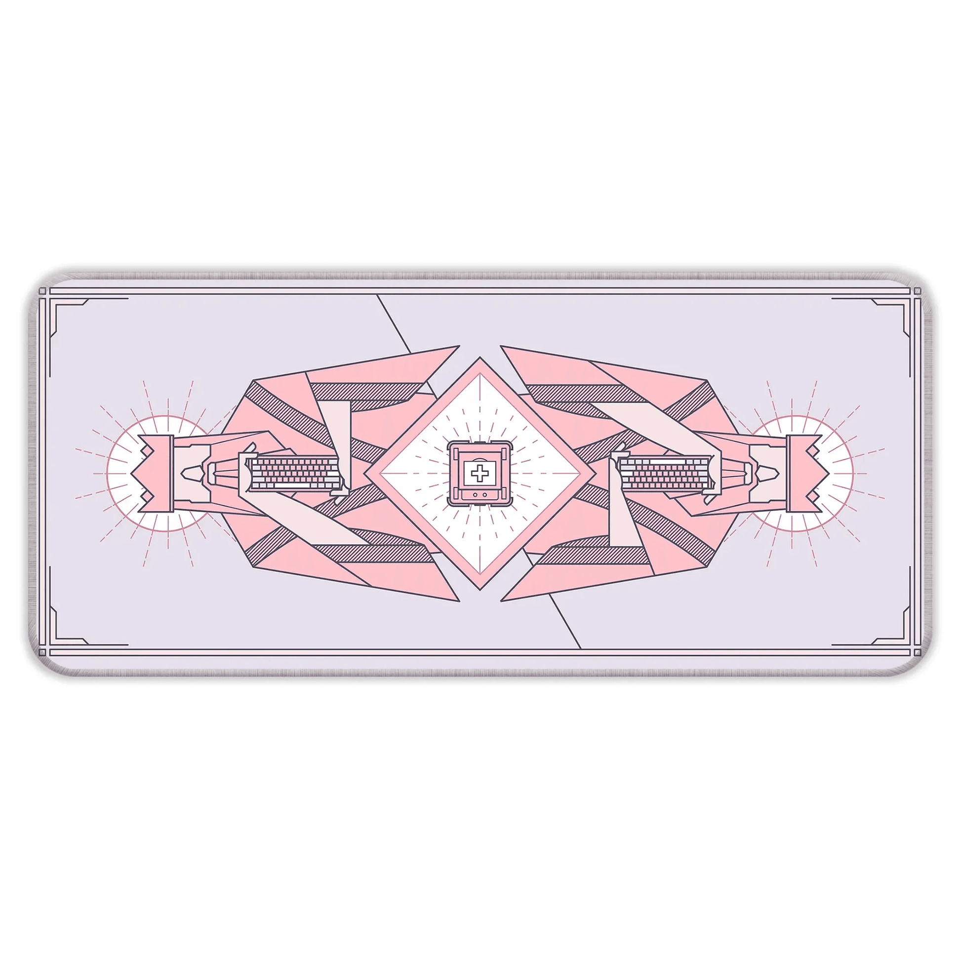 Minimal Keycap - Lavender - E-XL Mousepad image 0