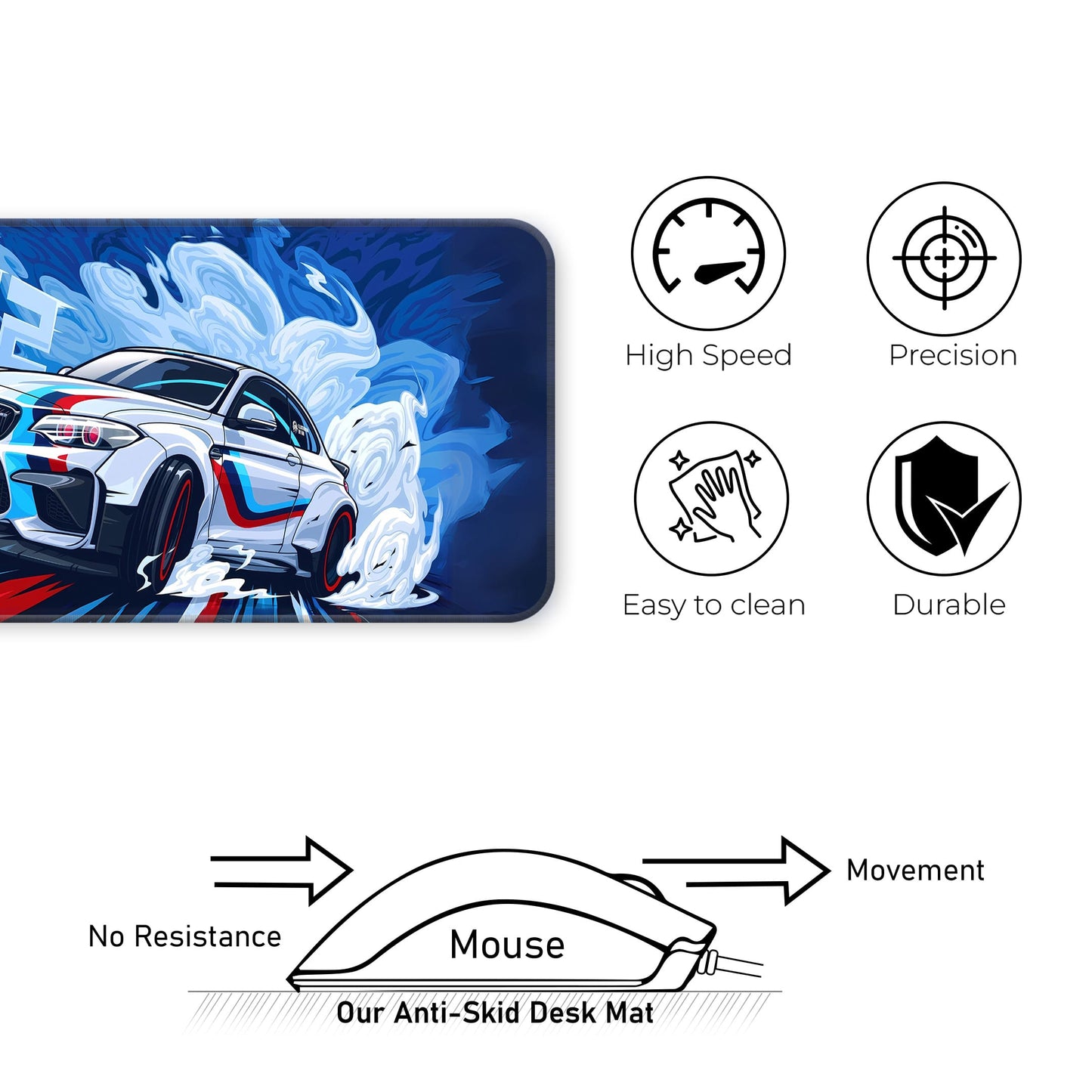 BMW M2 - E-XL Mousepad image 3