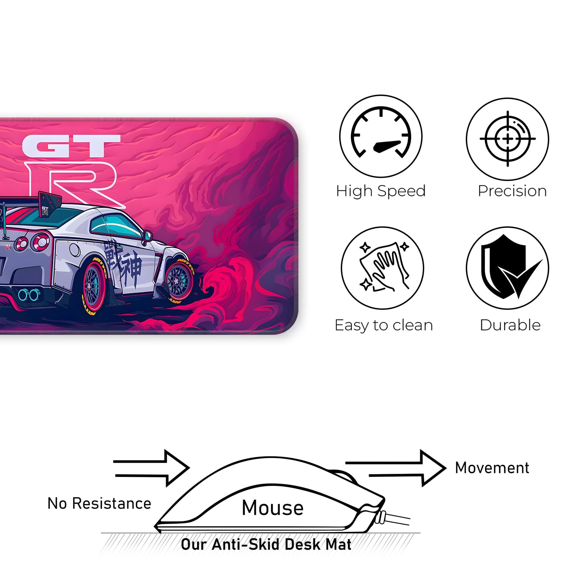Nissan GTR - E-XL Mousepad image 3