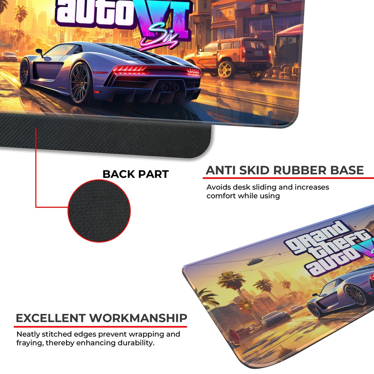 GTA VI - I - E-XL Mousepad image 2