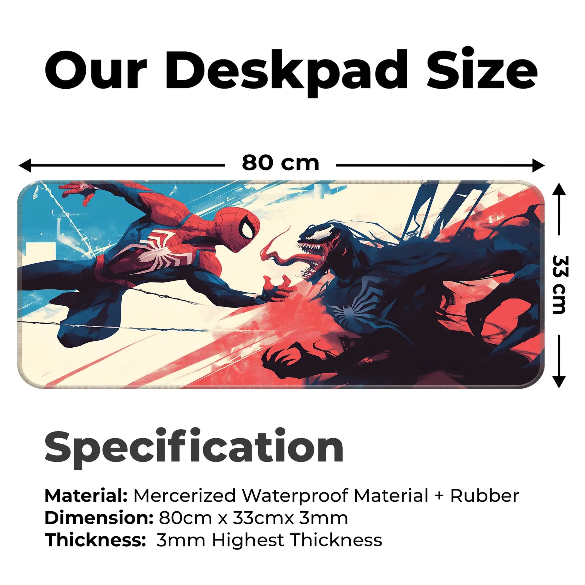 Spiderman vs Venom - E-XL Mousepad image 1