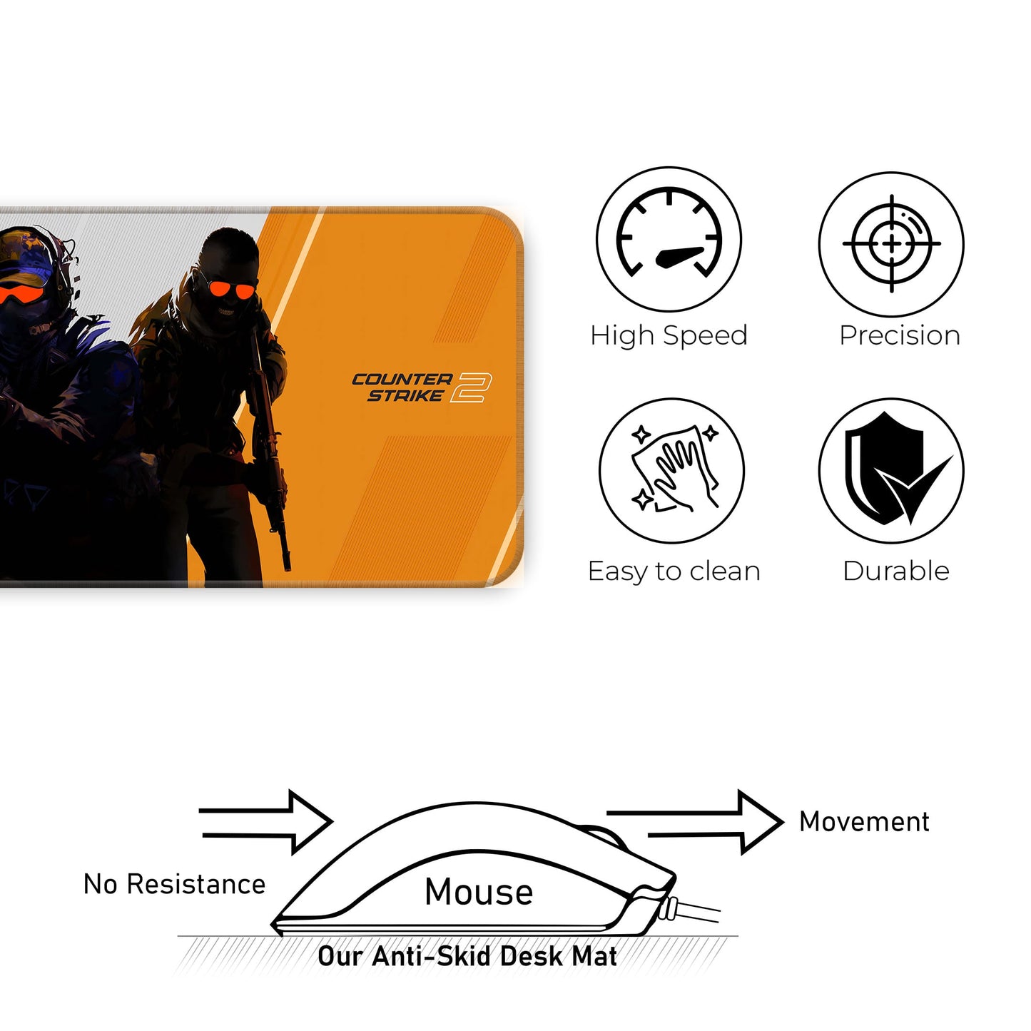 Counter Strike - 2 - E-XL Mousepad image 3