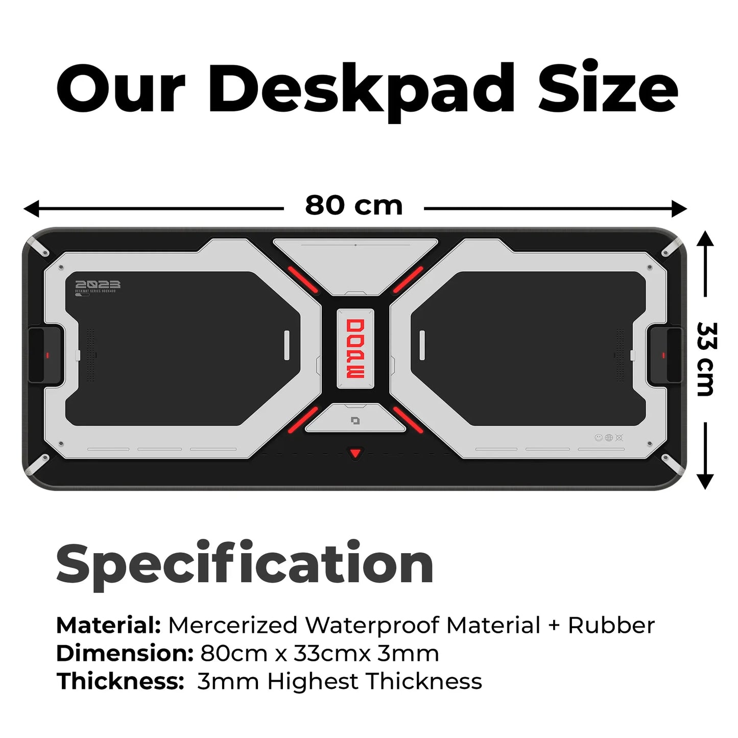 Dope Pattern - Black - E-XL Mousepad image 1