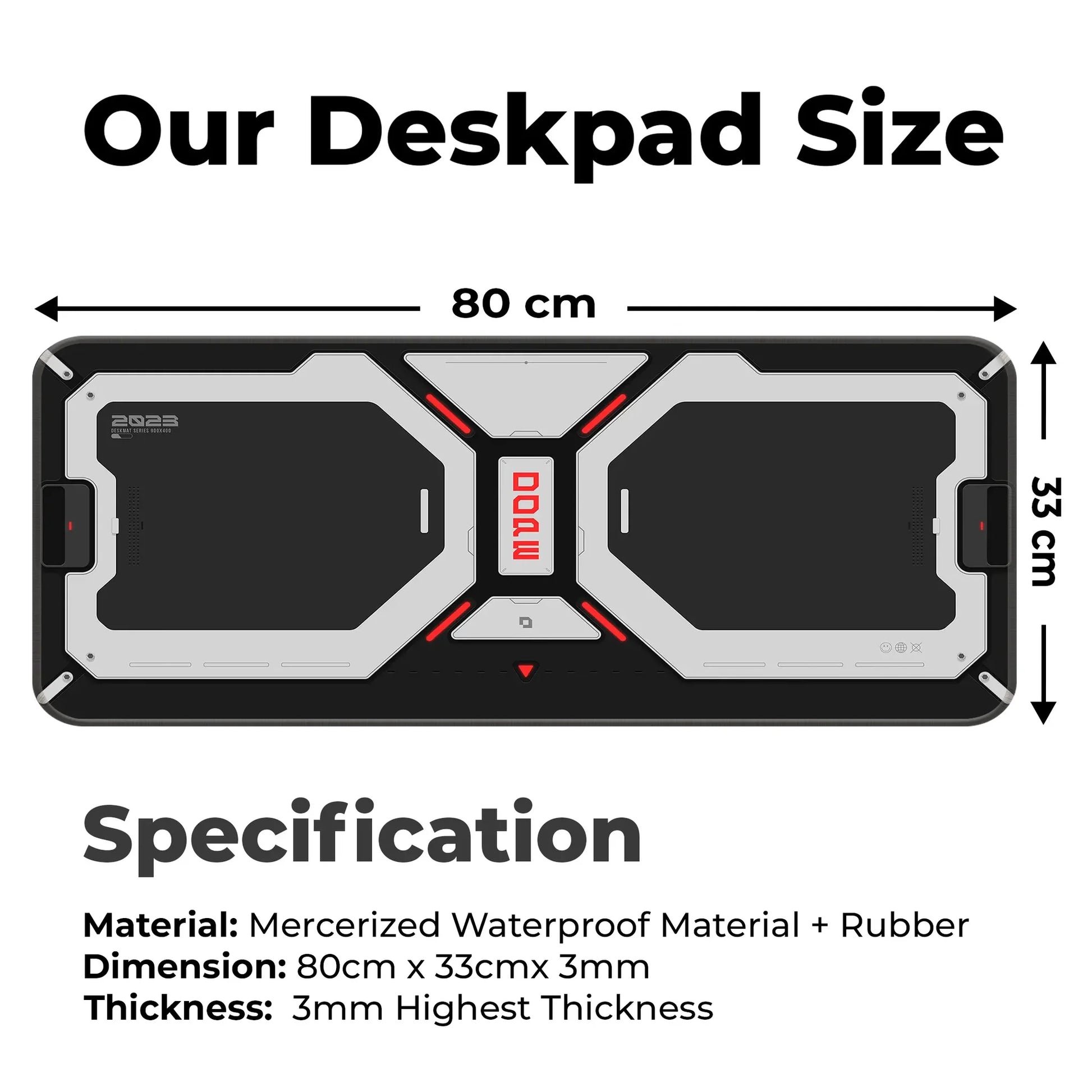 Dope Pattern - Black - E-XL Mousepad image 1