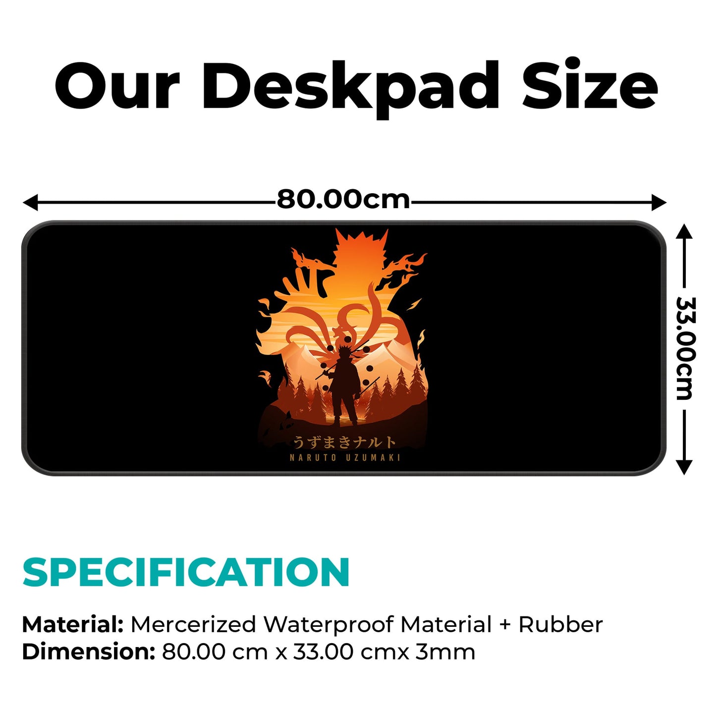 Naruto Uzumaki - E-XL Mousepad image 1
