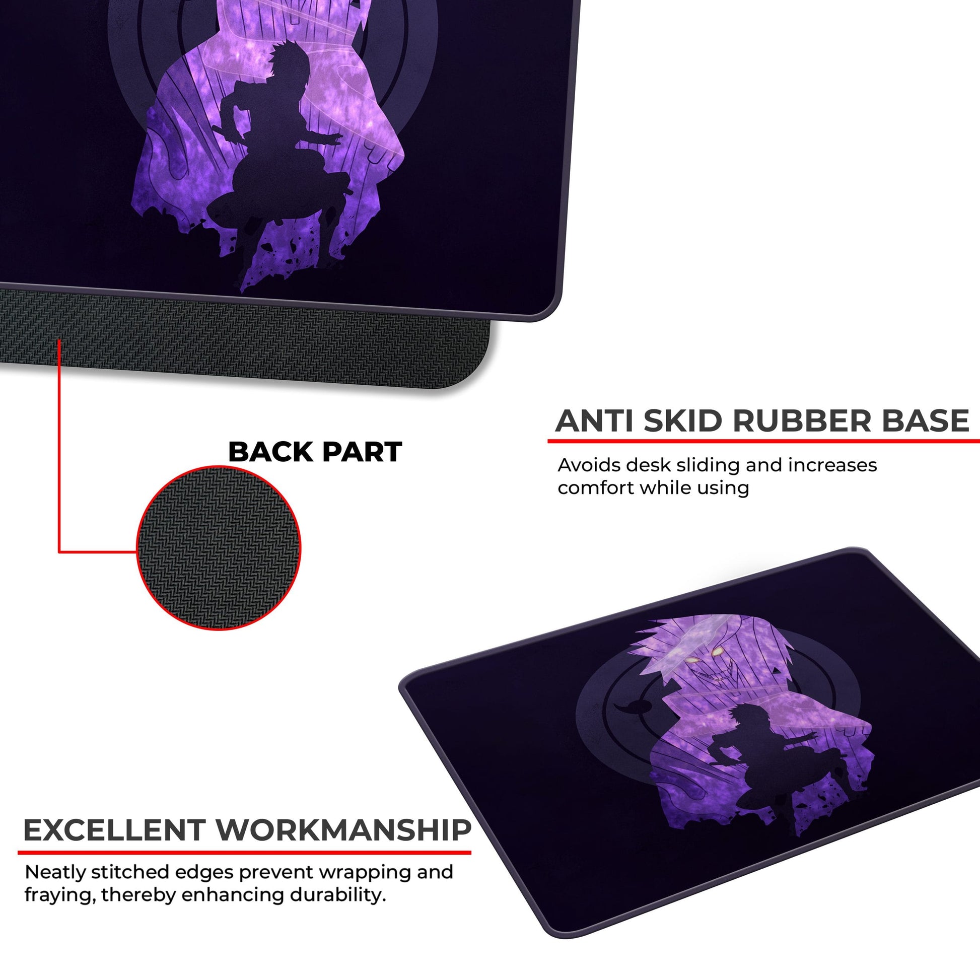 Sasuke Uchiha - S Size Mousepad image 3
