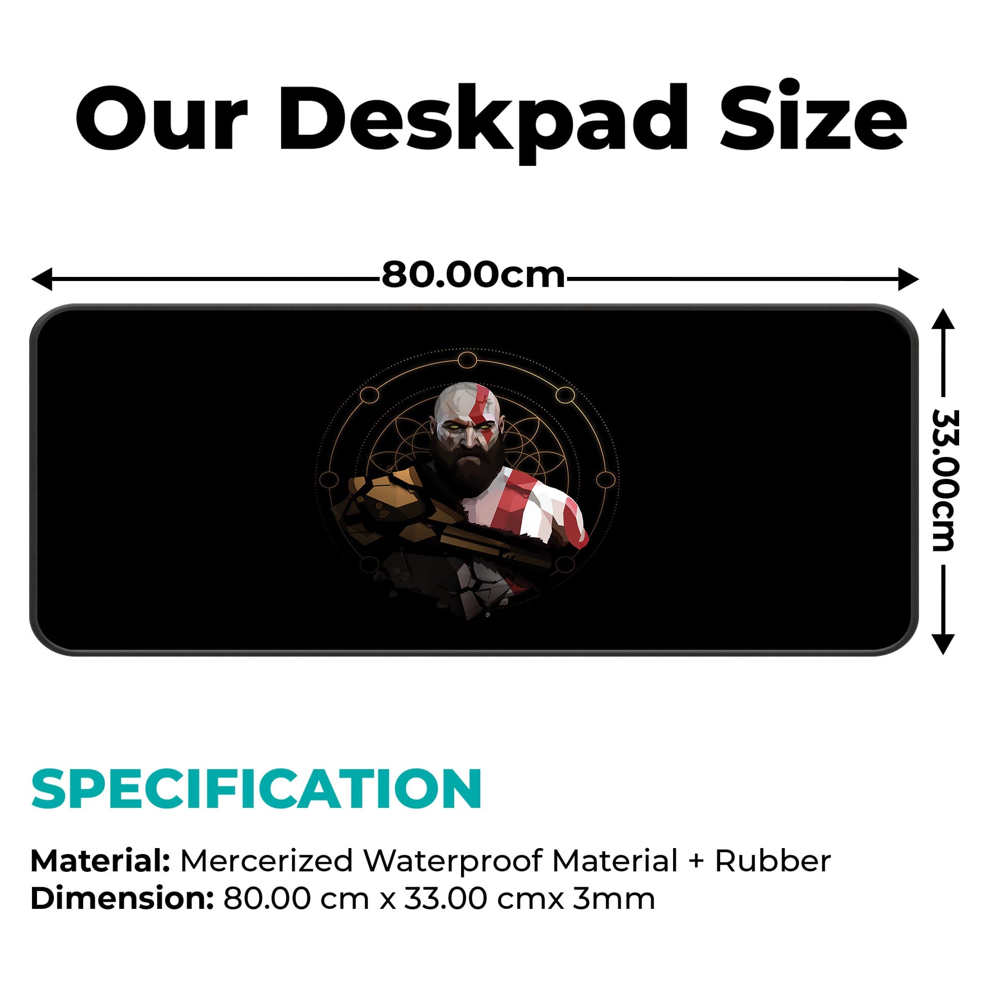 Kratos Abstract - E-XL Mousepad image 1