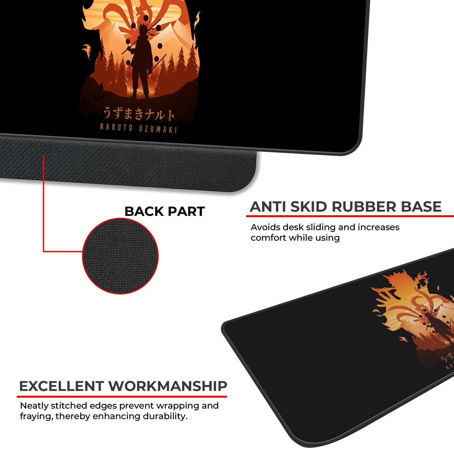 Naruto Uzumaki - E-XL Mousepad image 2
