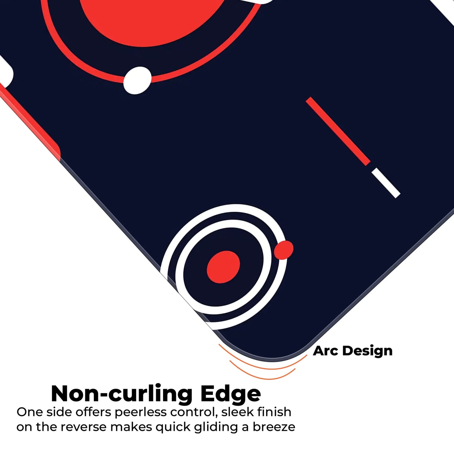 Red Orbit Minimal - E-XL Mousepad image 4