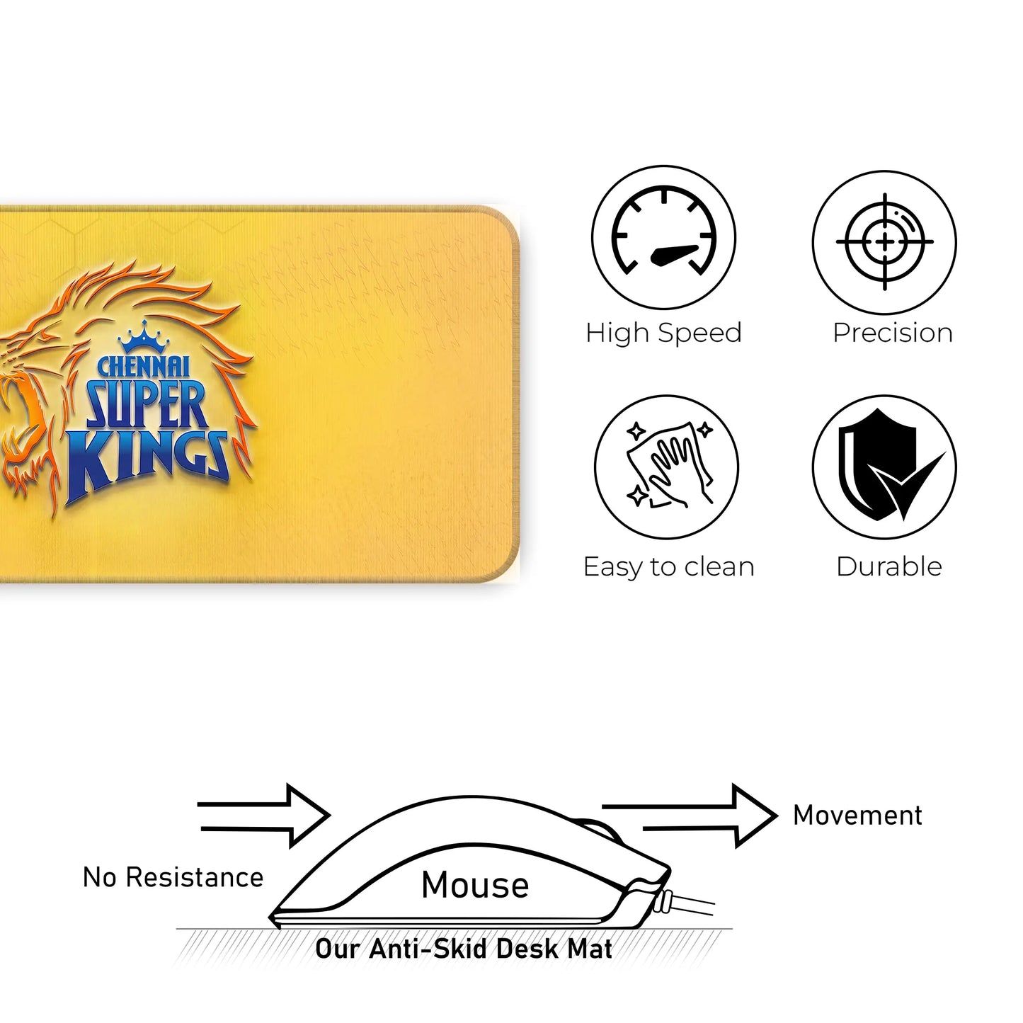 Chennai – E-XL Size Mousepad (Special IPL Edition)