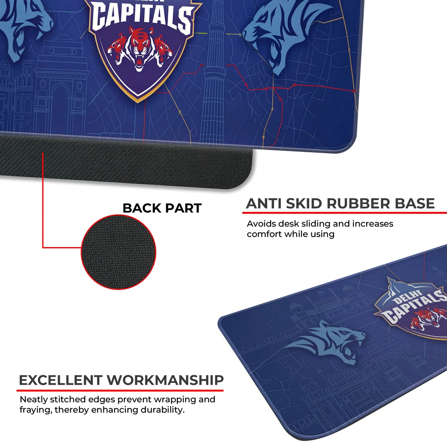Delhi – E-XL Size Mousepad (Special IPL Edition)