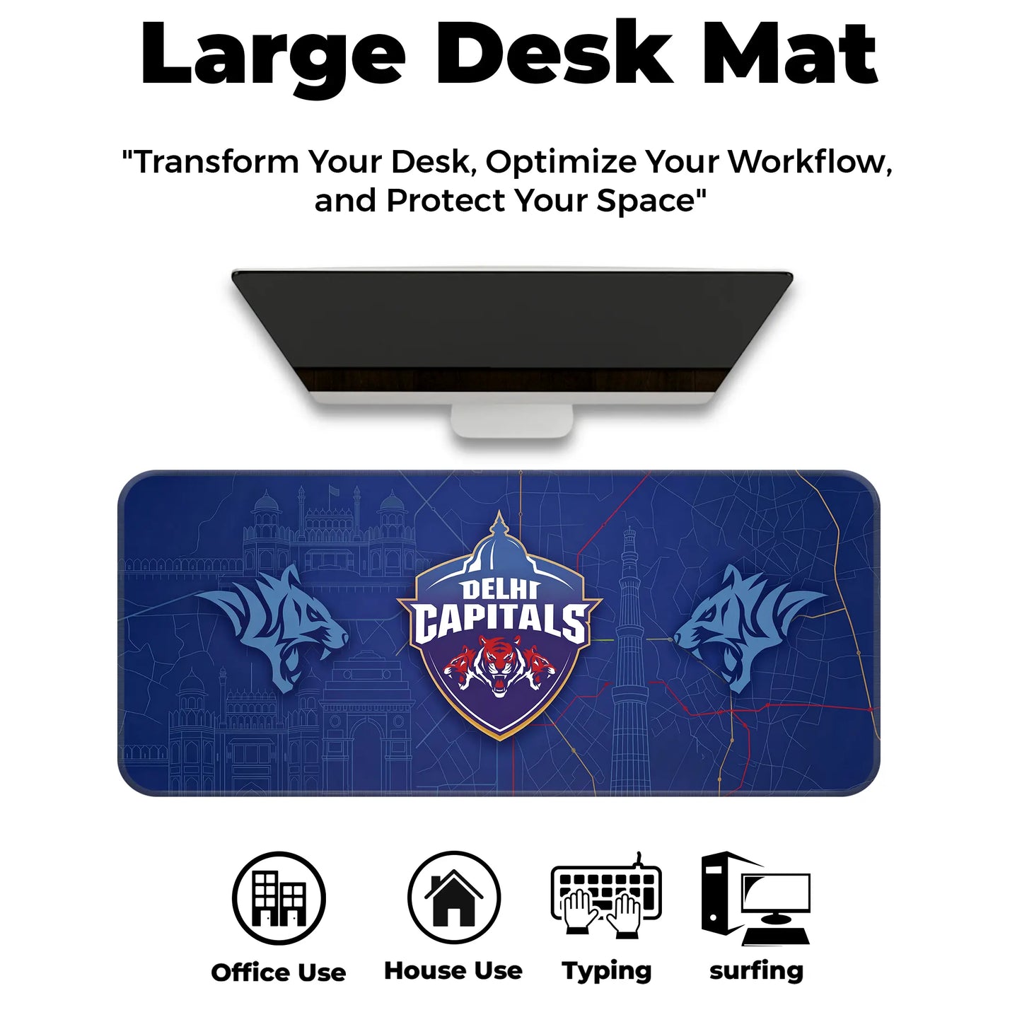 Delhi – E-XL Size Mousepad (Special IPL Edition)