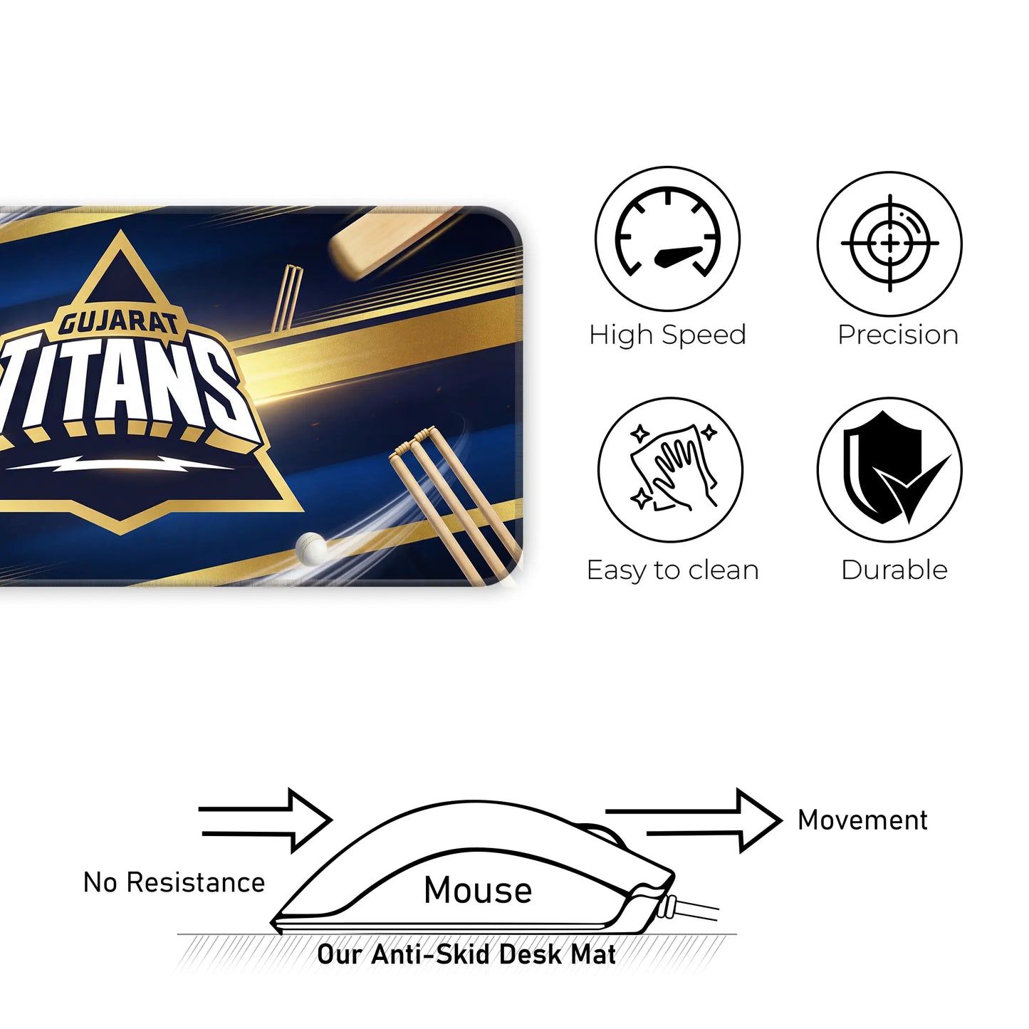 Gujarat – E-XL Size Mousepad (Special IPL Edition)