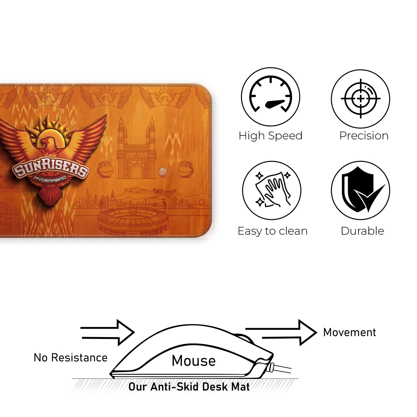 Hyderabad – E-XL Size Mousepad (Special IPL Edition)