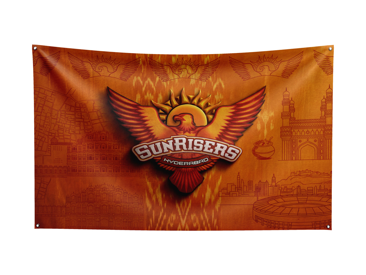 Sunrises Hyderabad - Special Cricket Edition Tapestry