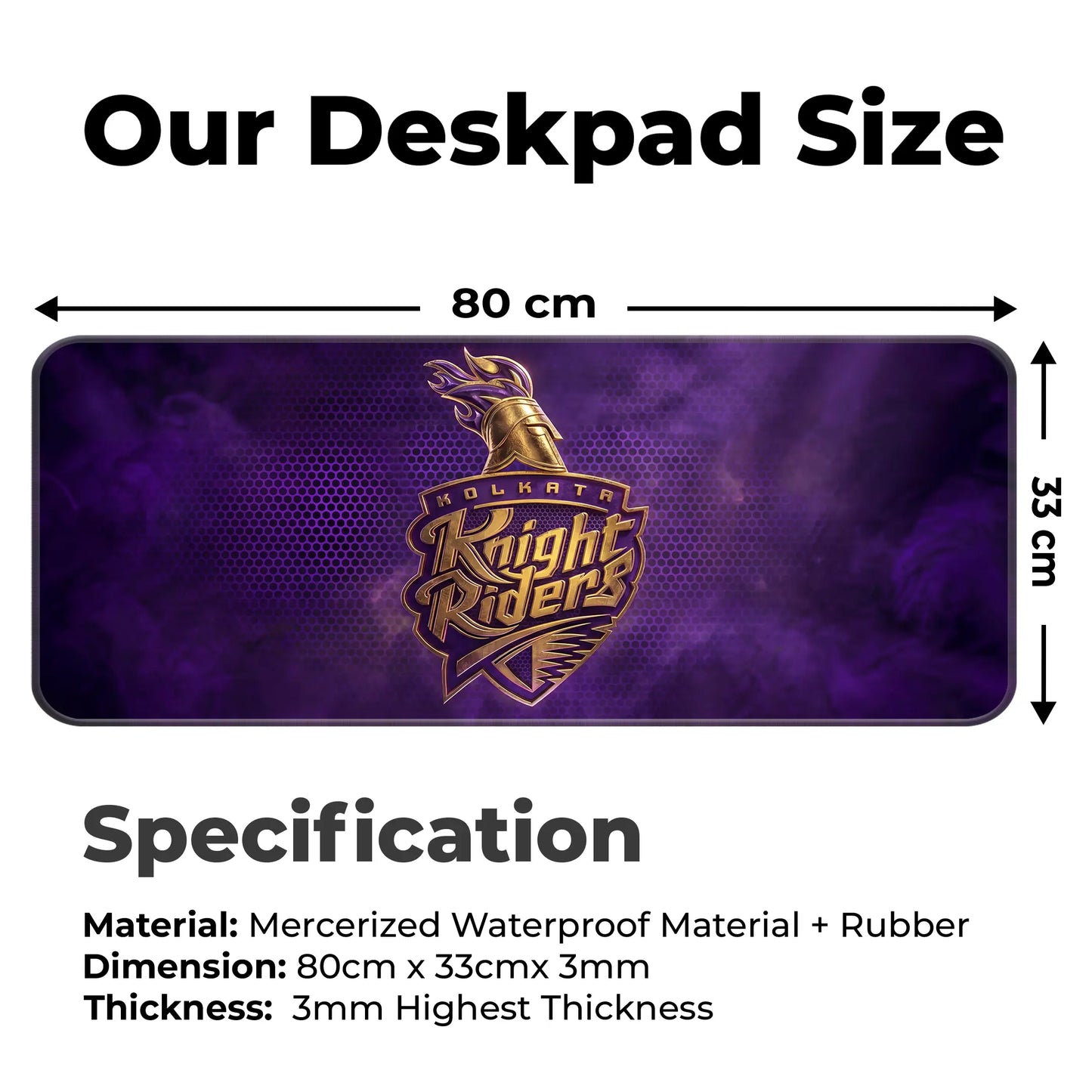 Kolkata – E-XL Size Mousepad (Special IPL Edition)