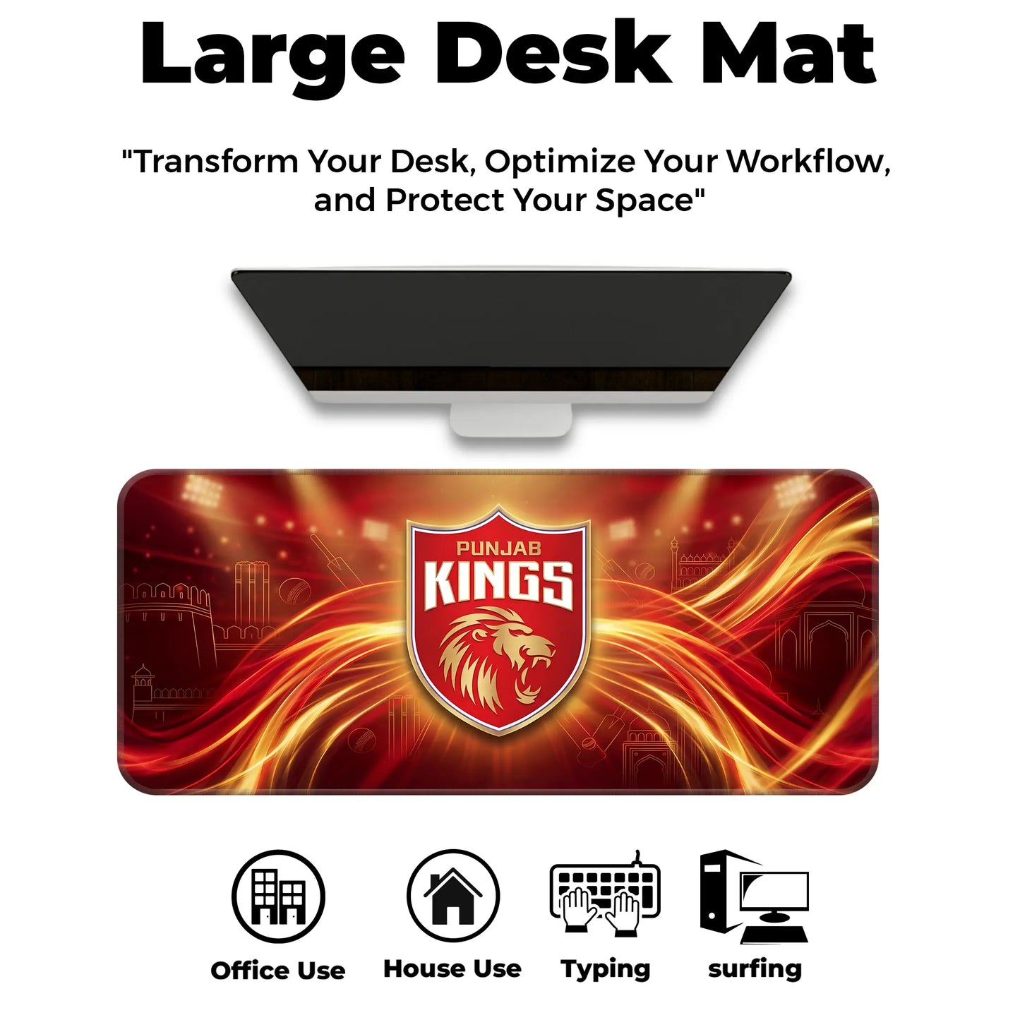 Punjab – E-XL Size Mousepad (Special IPL Edition)