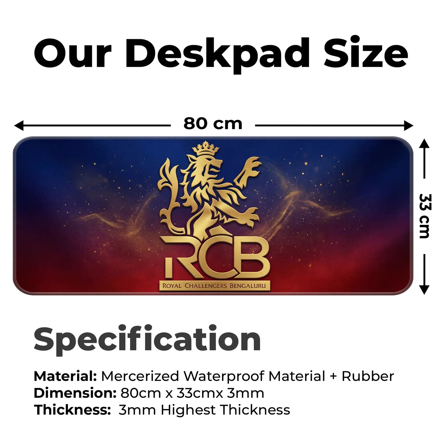 Bangluru – E-XL Size Mousepad (Special IPL Edition)