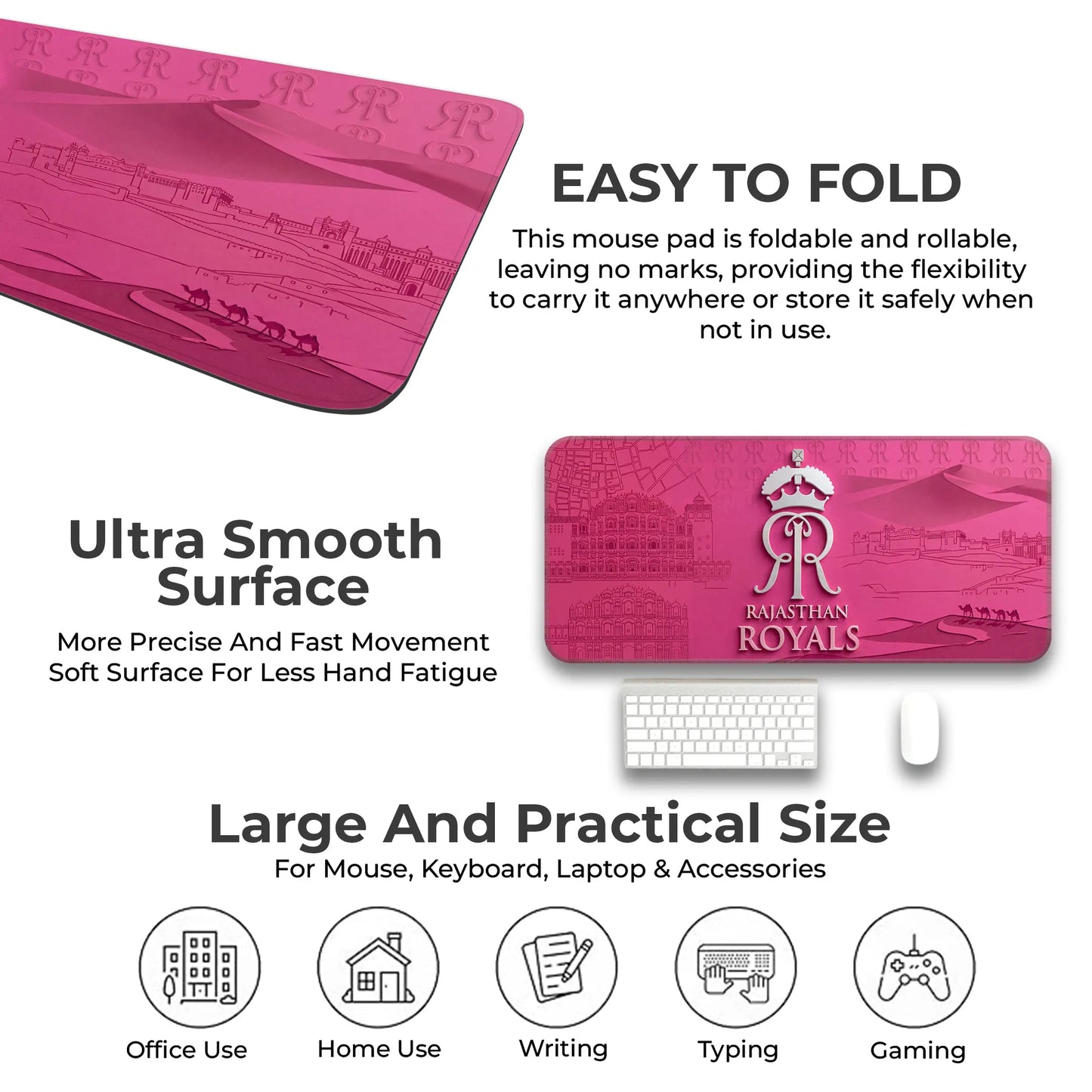 Rajasthan – E-XL Size Mousepad (Special IPL Edition)