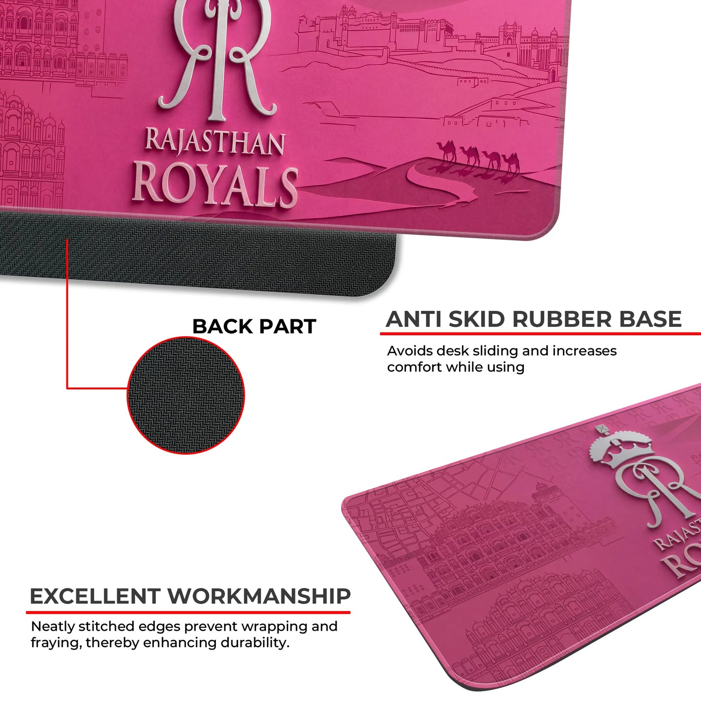 Rajasthan – E-XL Size Mousepad (Special IPL Edition)