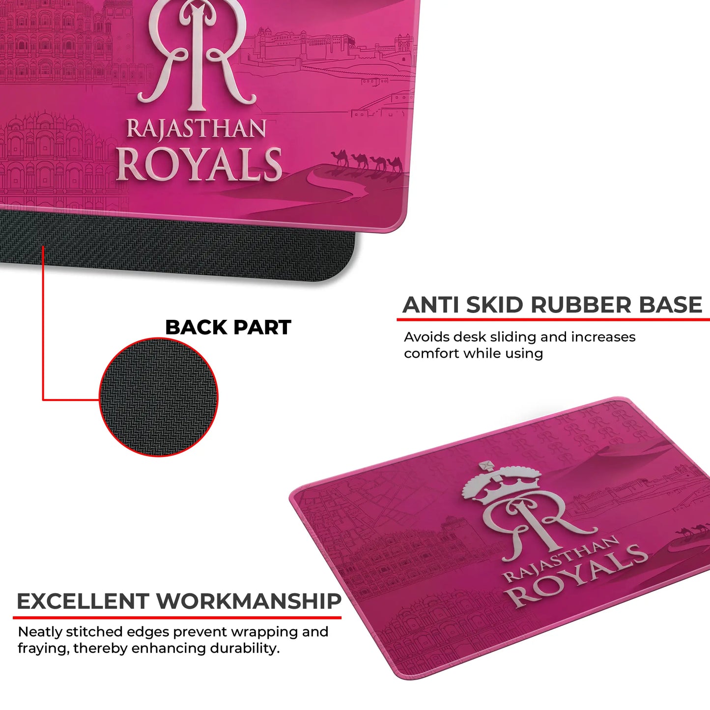 Rajasthan – S Size Mousepad (Special IPL Edition)