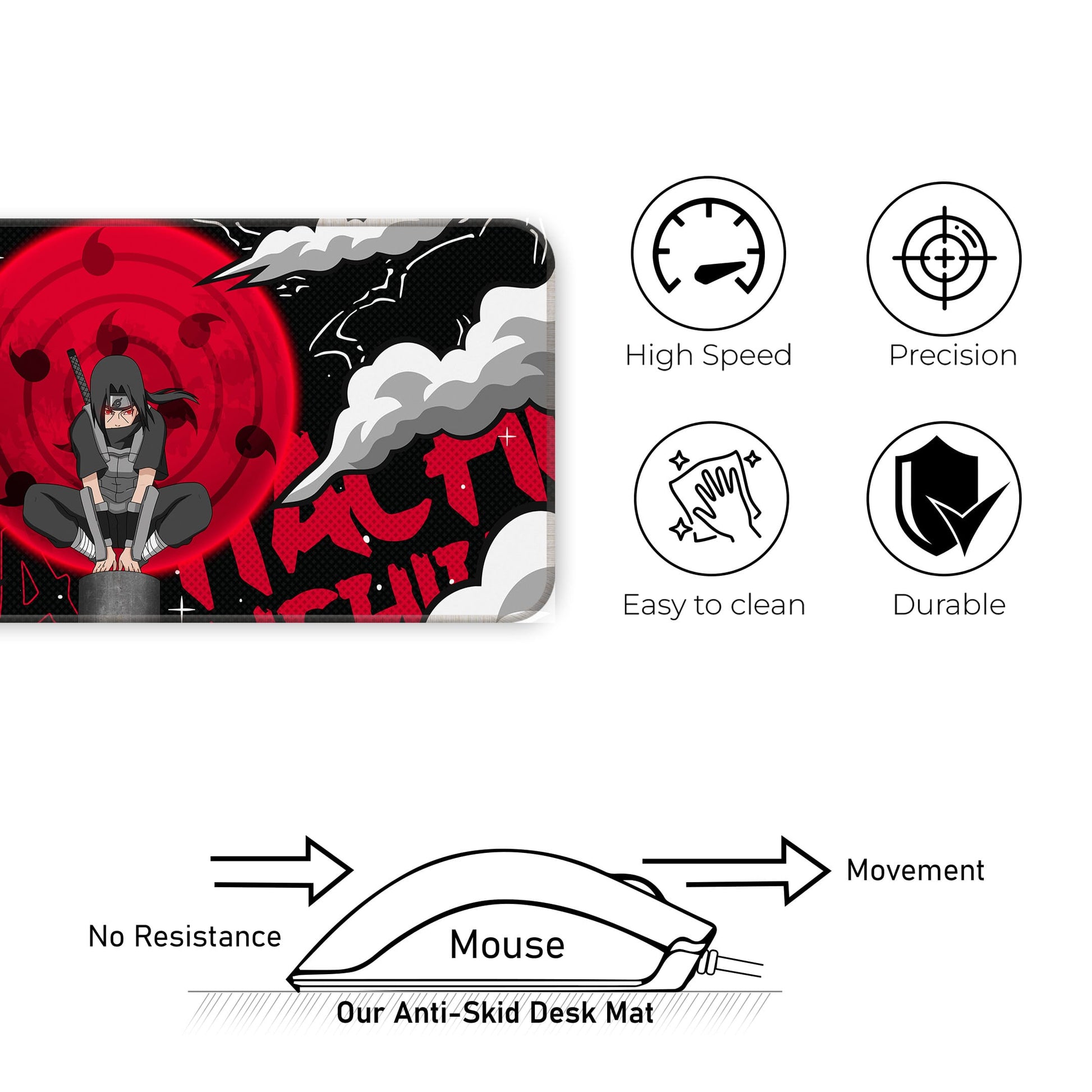 Itachi Uchiha - E-XL Mousepad image 3