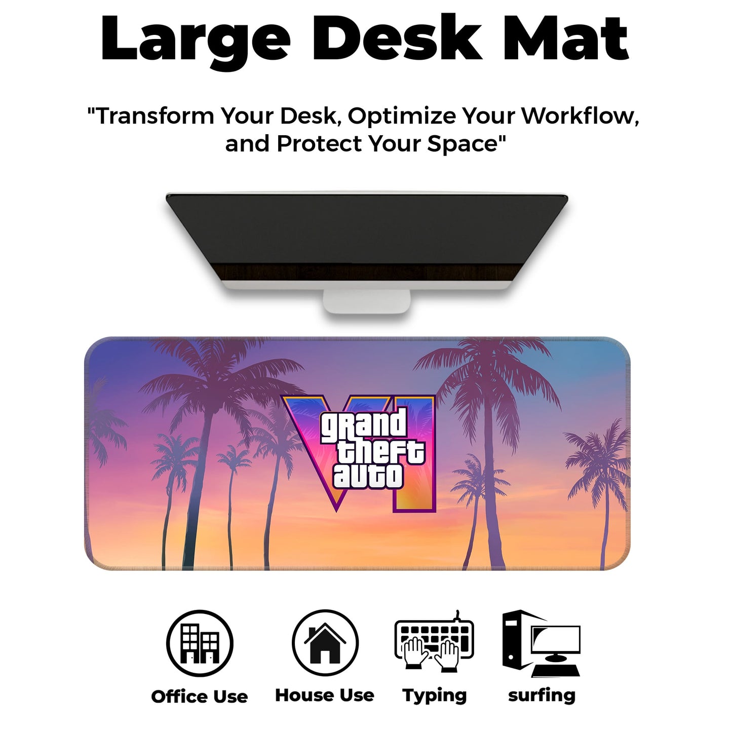 GTA VI - II - E-XL Mousepad image 5