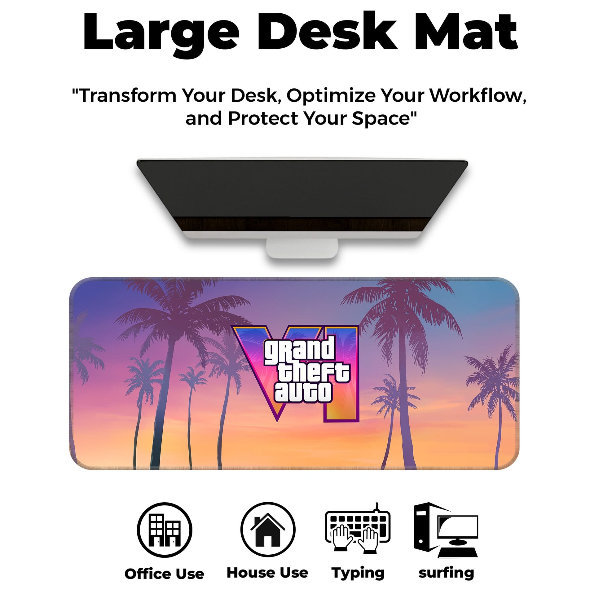 GTA VI - II - E-XL Mousepad image 5