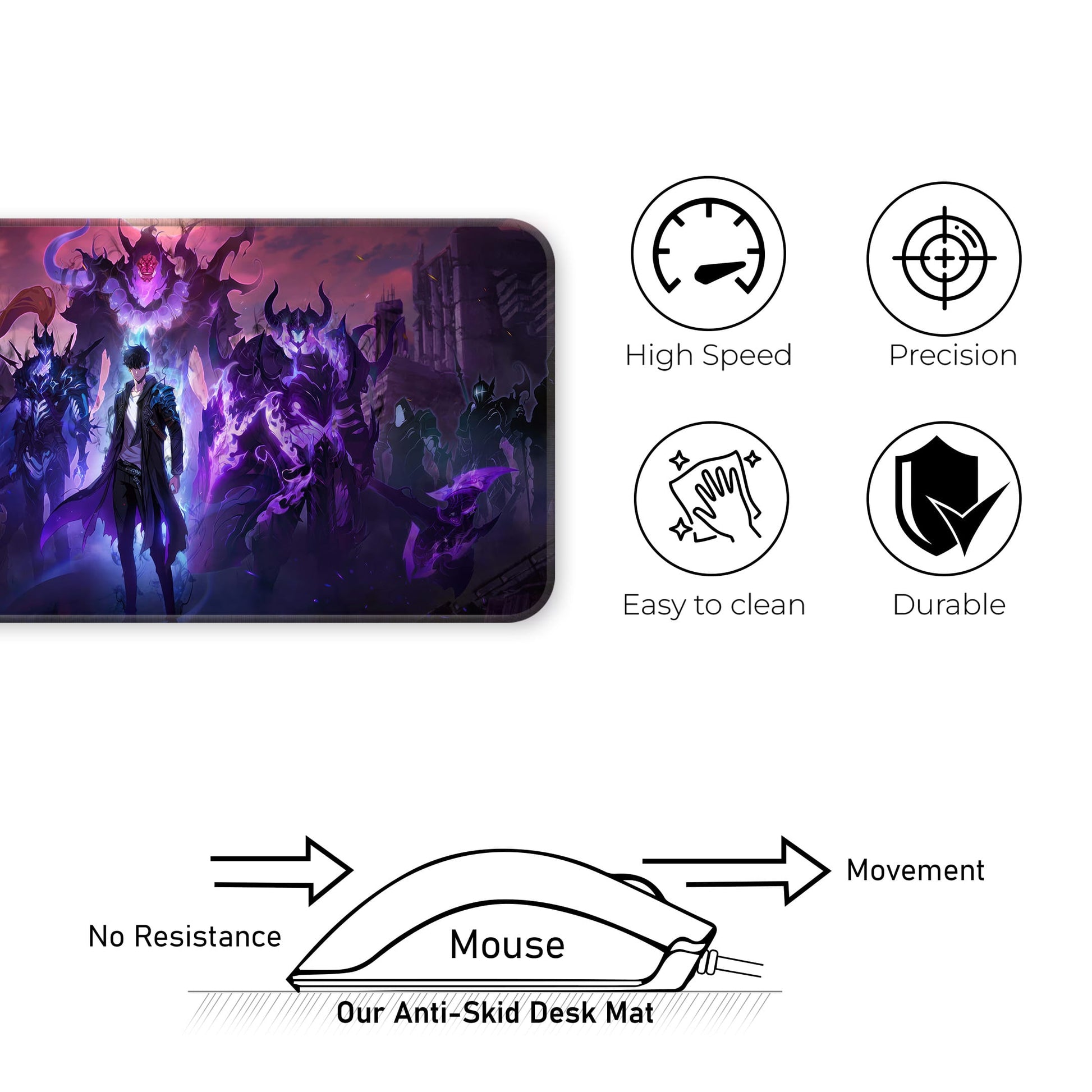 Solo Levelling - E-XL Mousepad image 3