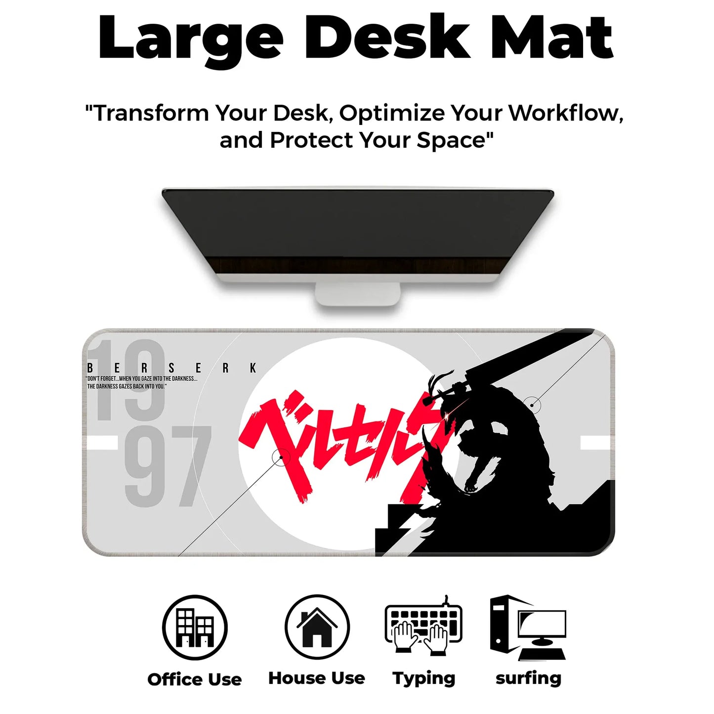 Berserk - Light - E-XL Mousepad image 5