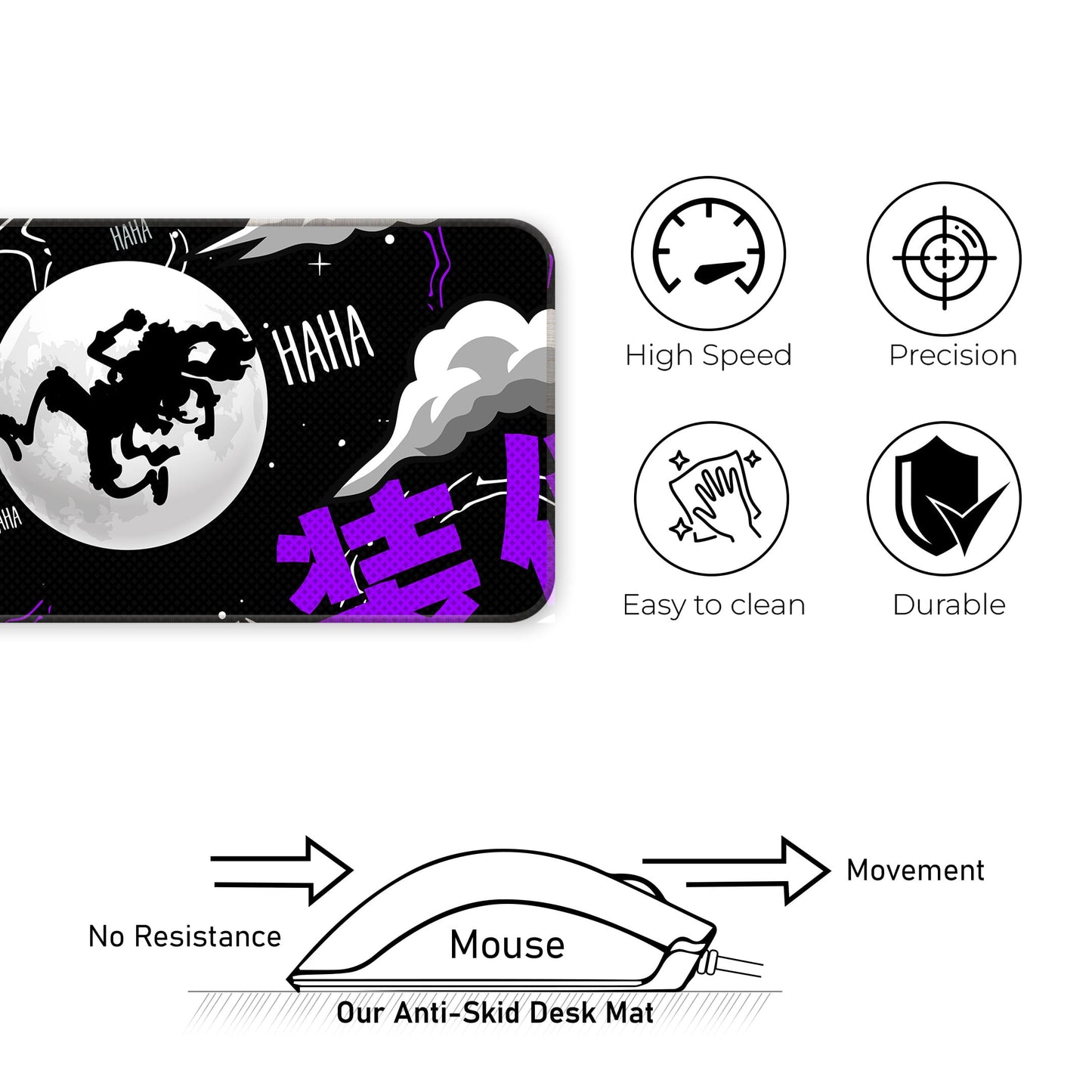 Monkey D Luffy - E-XL Mousepad image 3