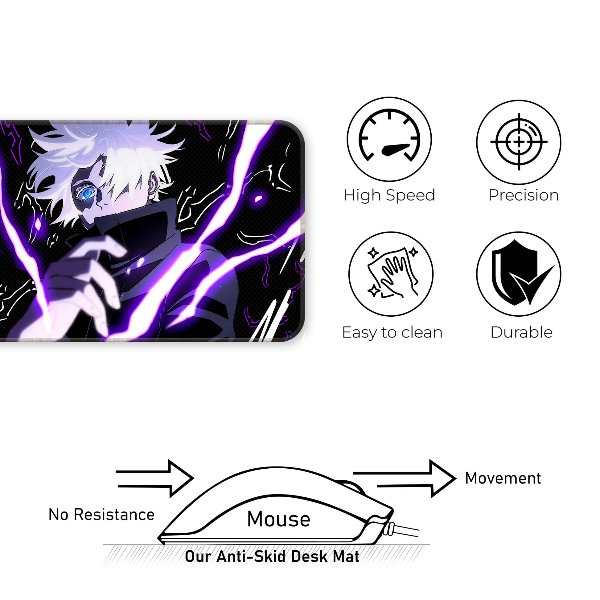 Gojo Satoru - E-XL Mousepad image 3