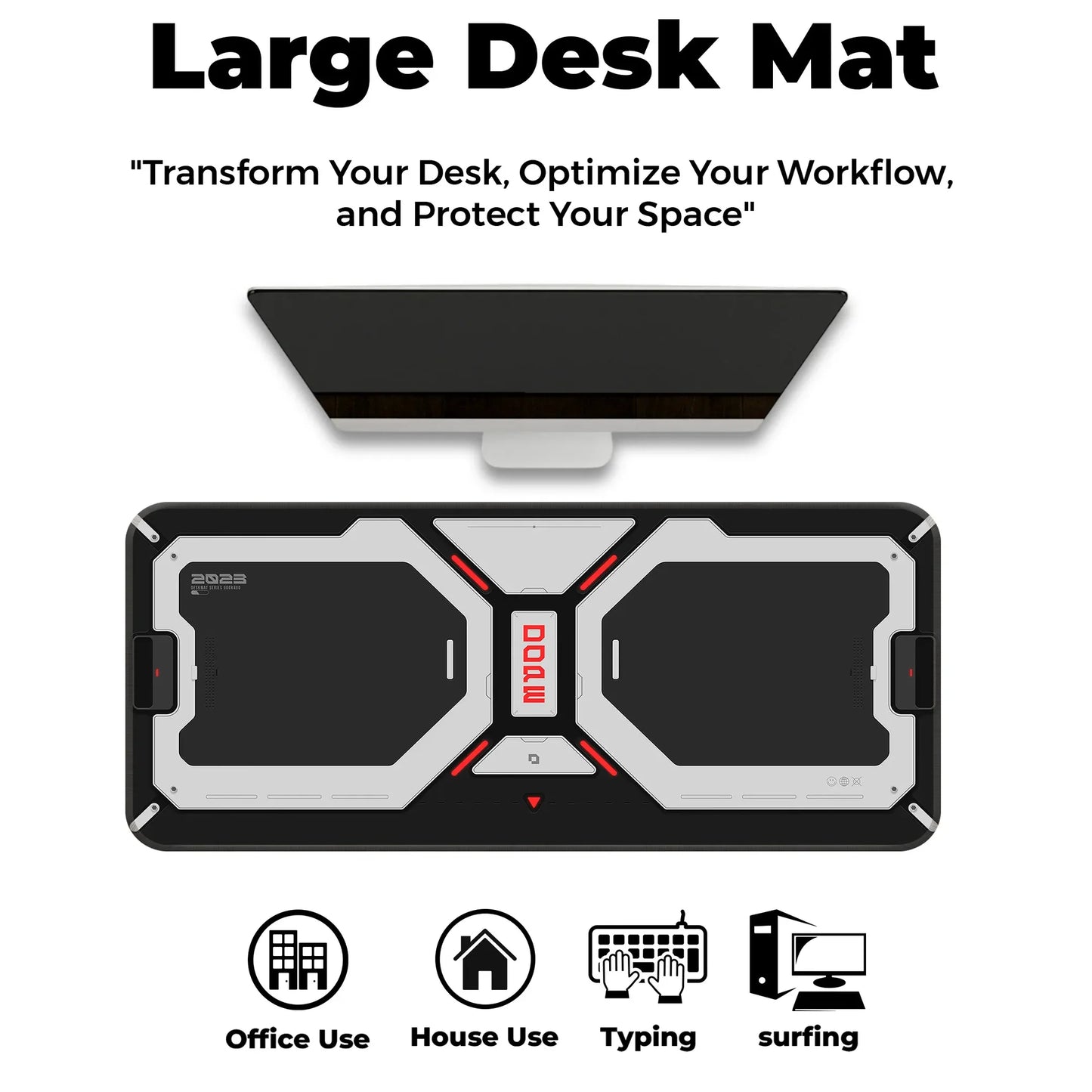 Dope Pattern - Black - E-XL Mousepad image 5