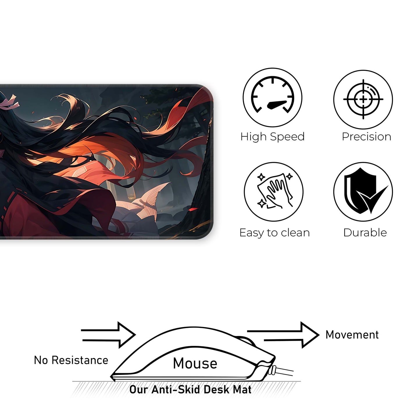 Nezuko Kamado - E-XL Mousepad image 3