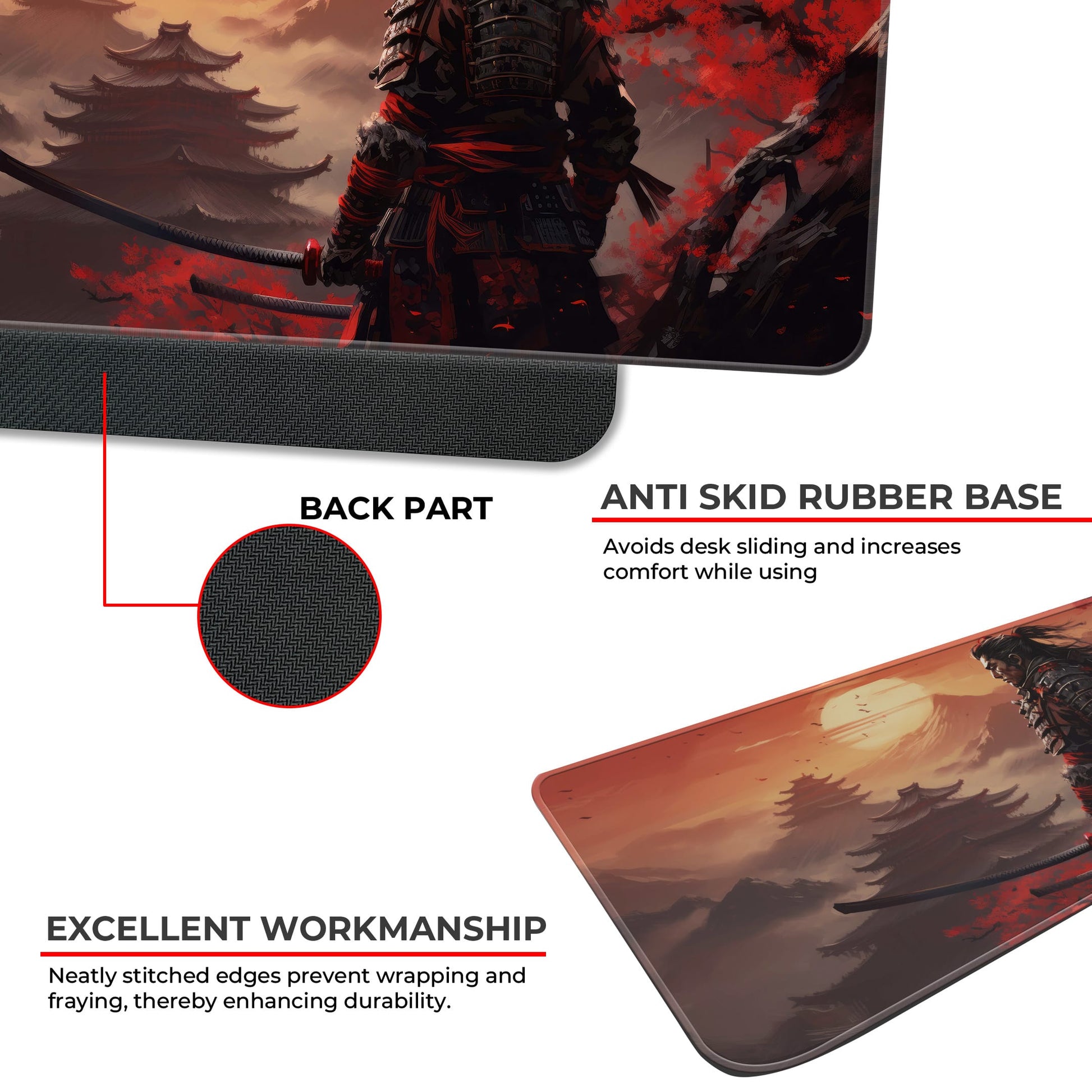 Japanese Samurai - E-XL Mousepad image 2