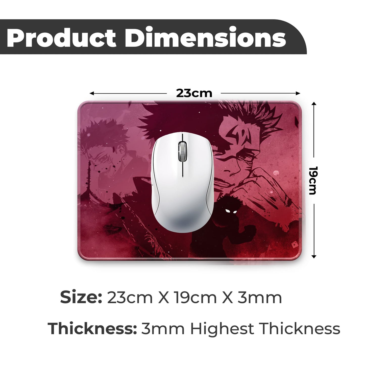 Itadori - Darkside - S Size Mousepad image 1