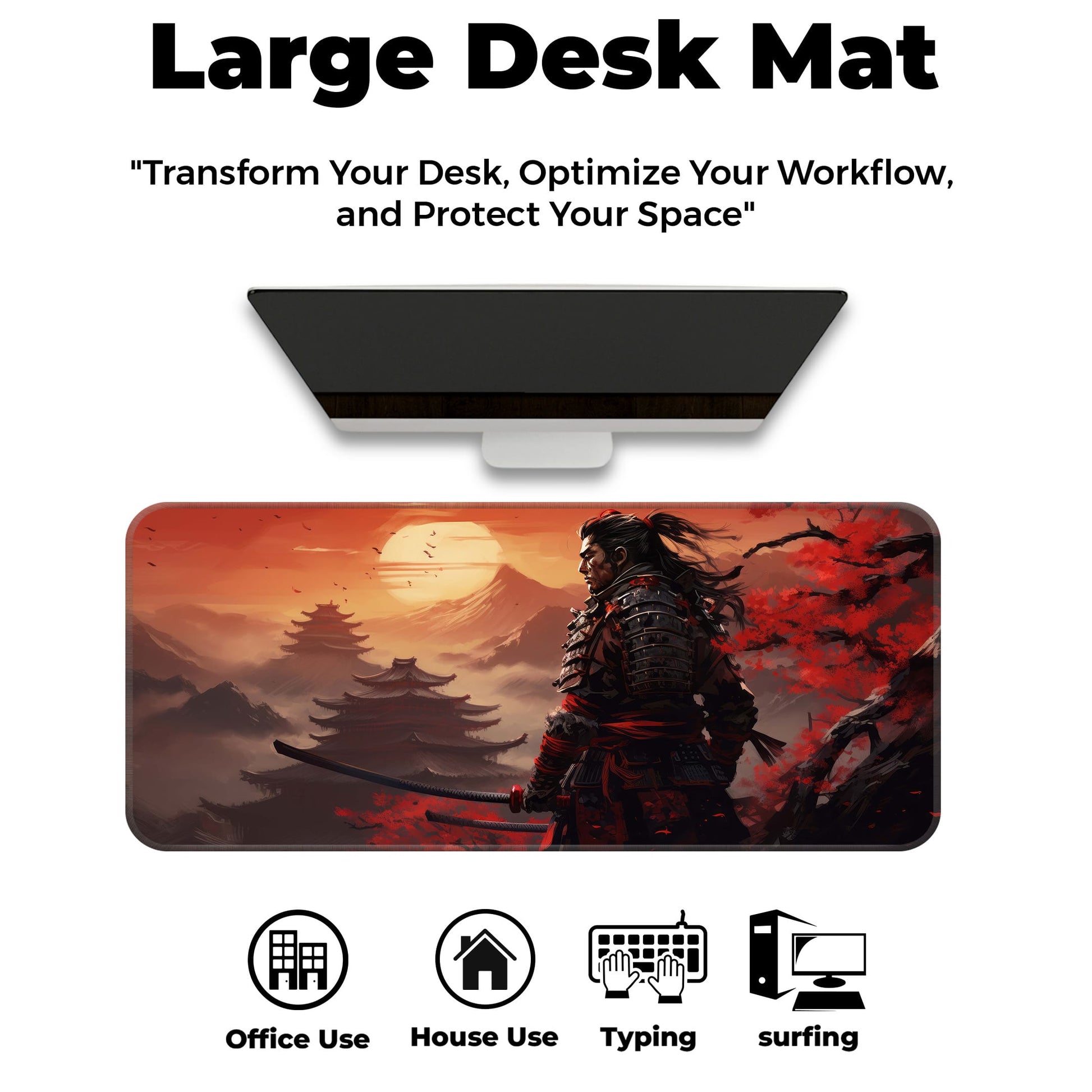 Japanese Samurai - E-XL Mousepad image 5