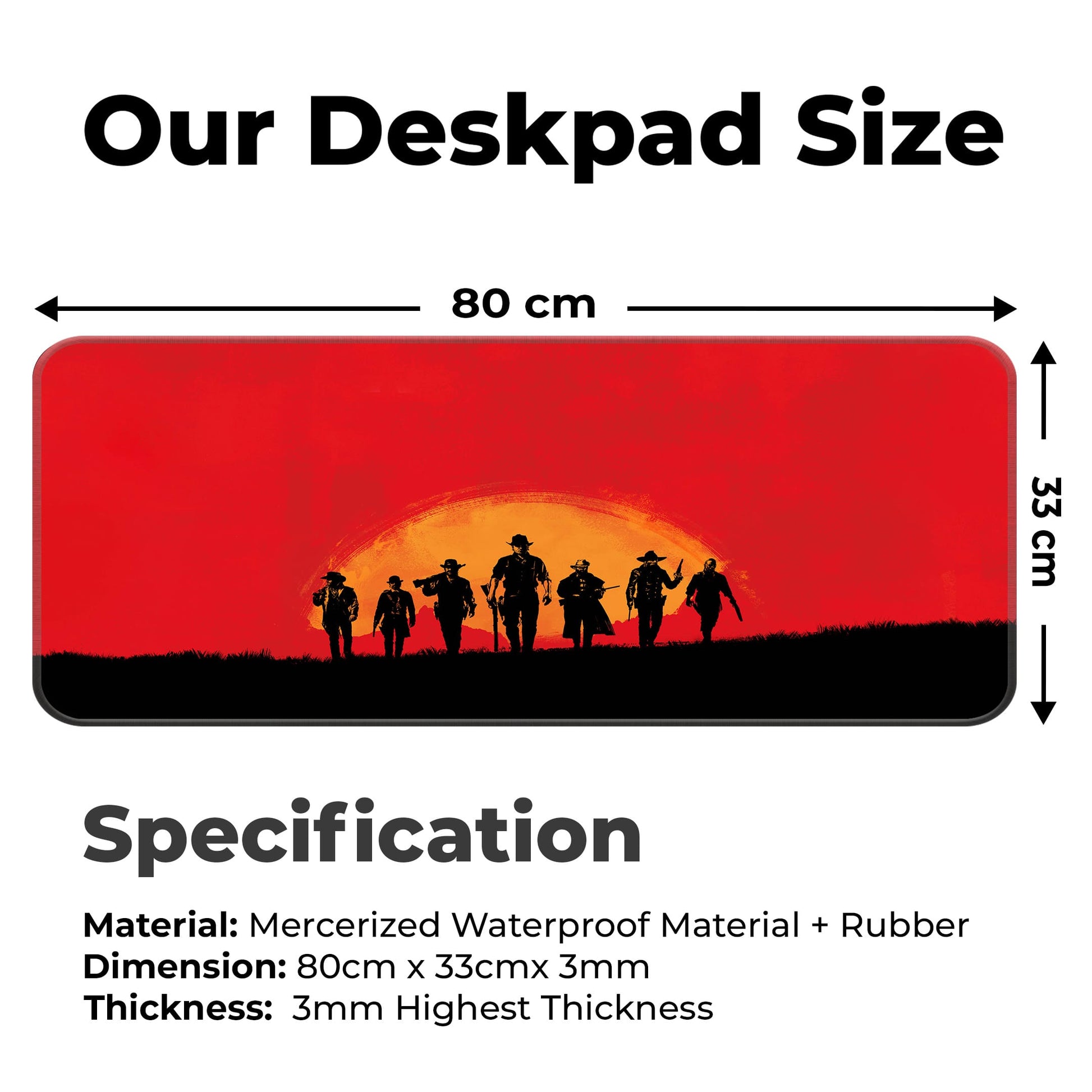 Red Dead Redemption II - E-XL Mousepad image 1