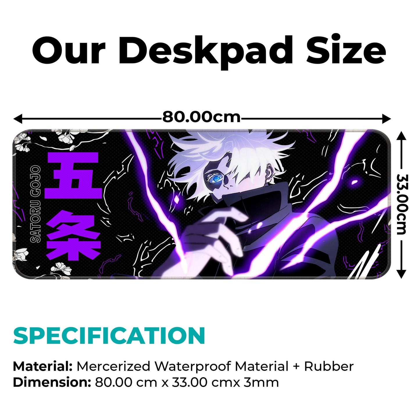 Gojo Satoru - E-XL Mousepad image 1