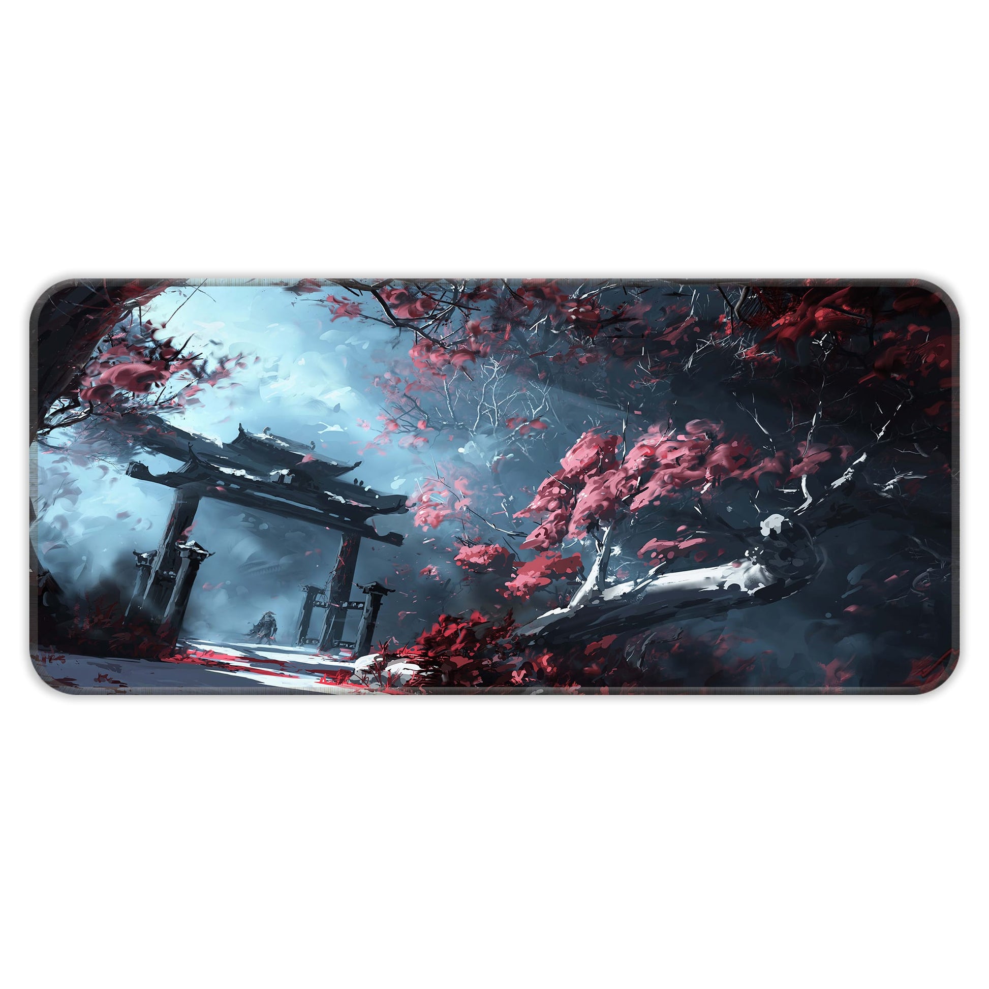 Dark Sakura Art - E-XL Mousepad image 0
