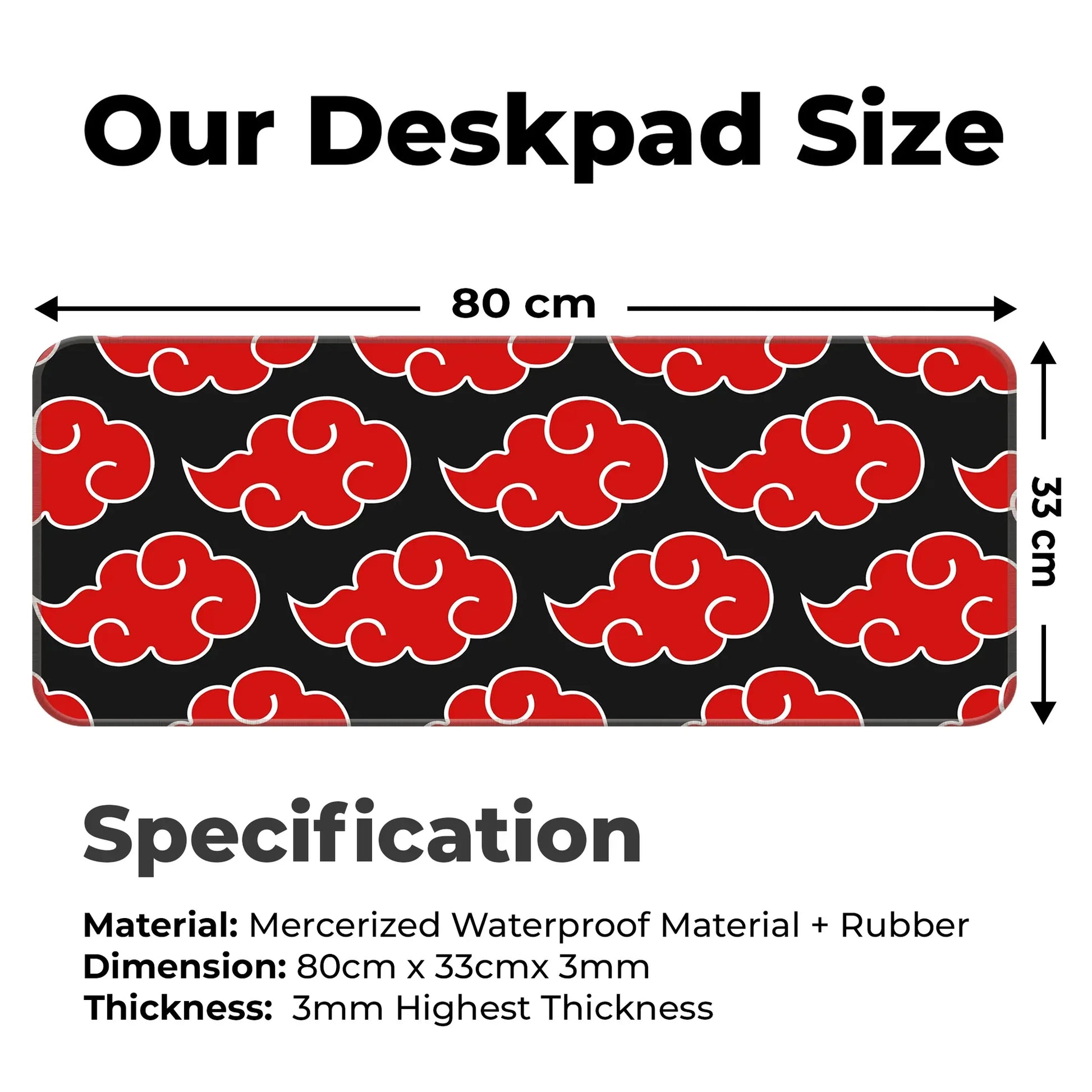 Naruto - Akatsuki Cryst - E-XL Mousepad image 1