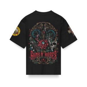 Guns N' Roses Oversized T-Shirt – Vintage Rock Band Tee by Overblaze